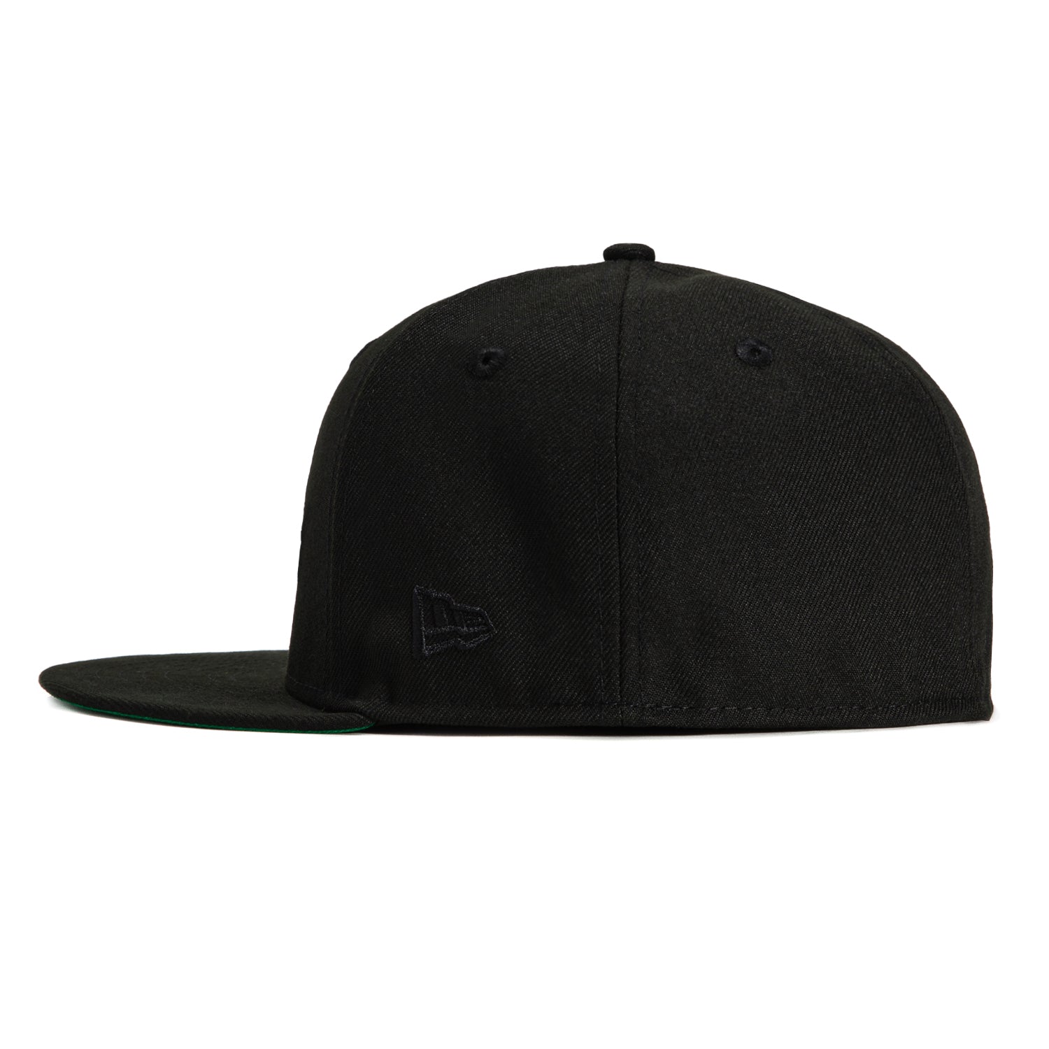 New Era 59Fifty Miami Marlins Logo Patch Script Hat - Black