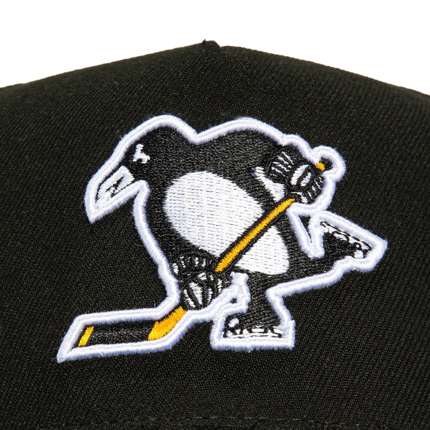 New Era 9Forty A-Frame Pittsburgh Penguins NHL Logo Patch Snapback Alternate Hat - Black