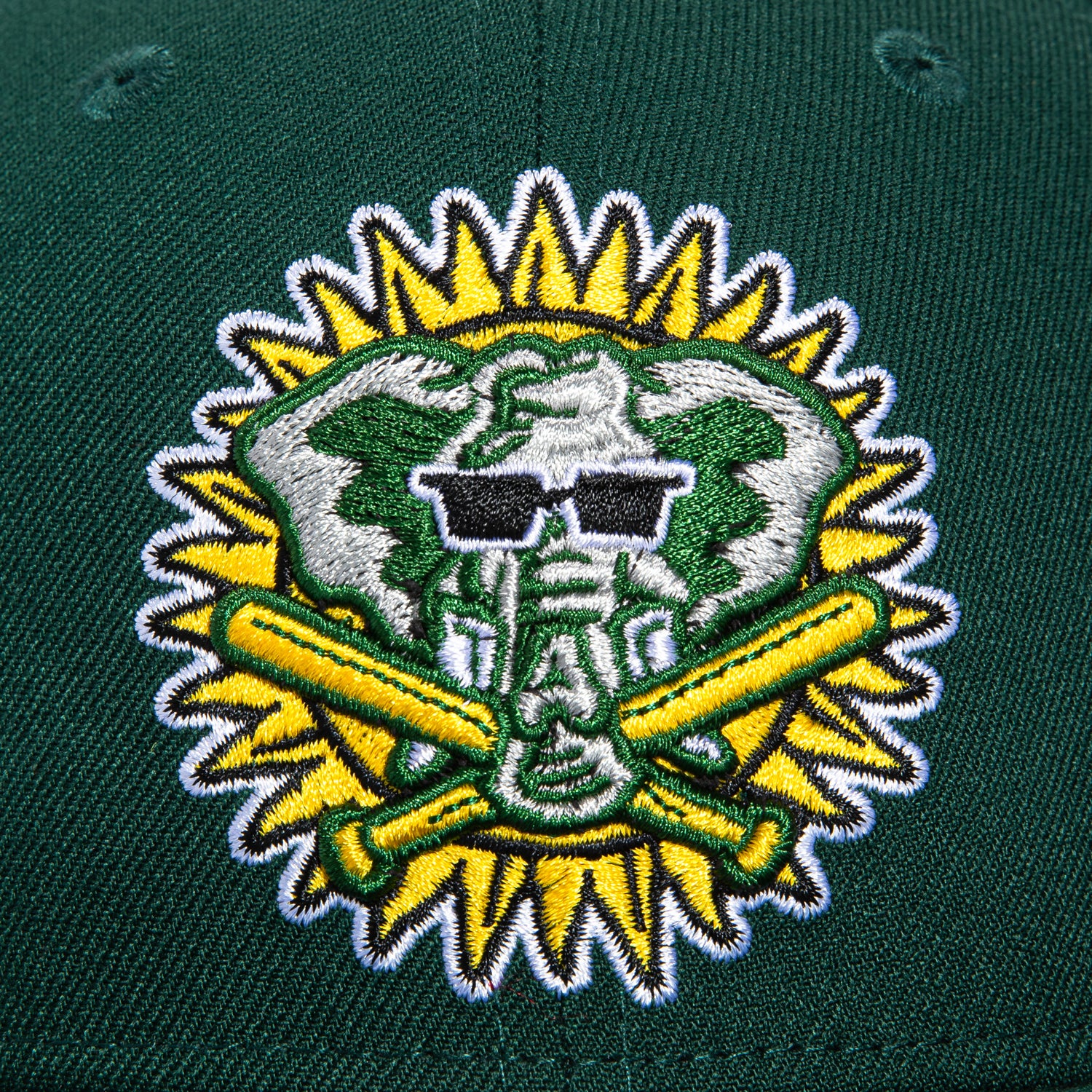 New Era 59Fifty Oakland Athletics 30th Anniversary Patch BP Hat - Green