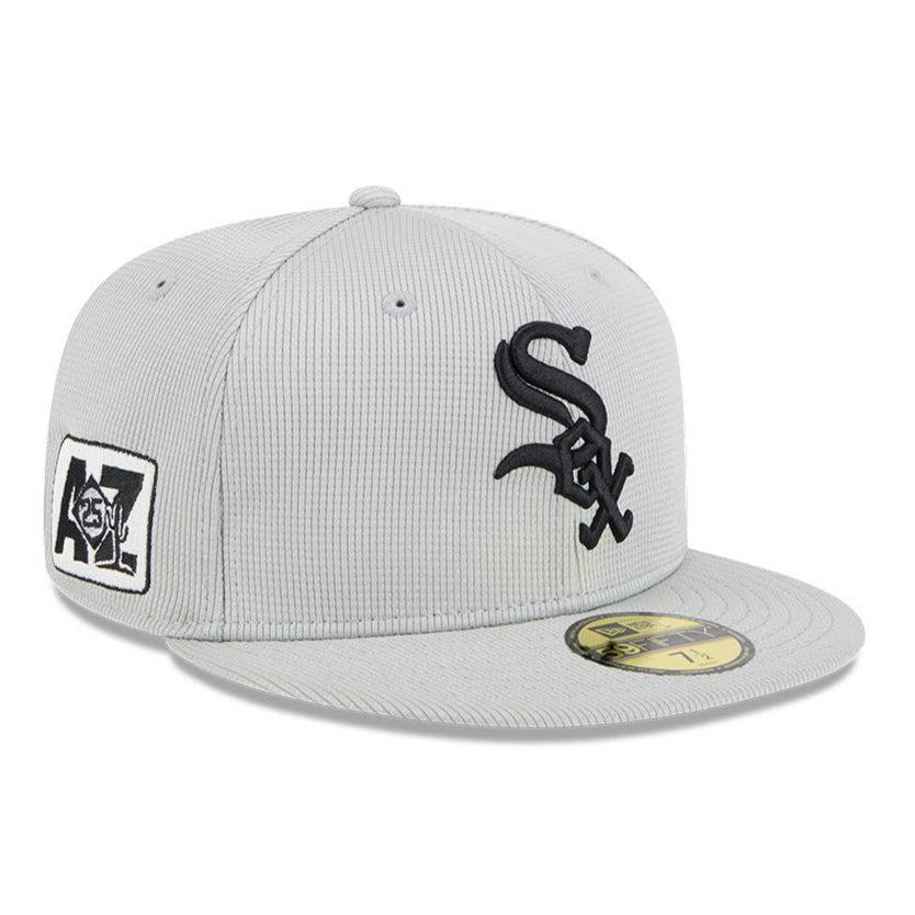 New Era 59Fifty Chicago White Sox 2025 Spring Training Patch Hat - Grey