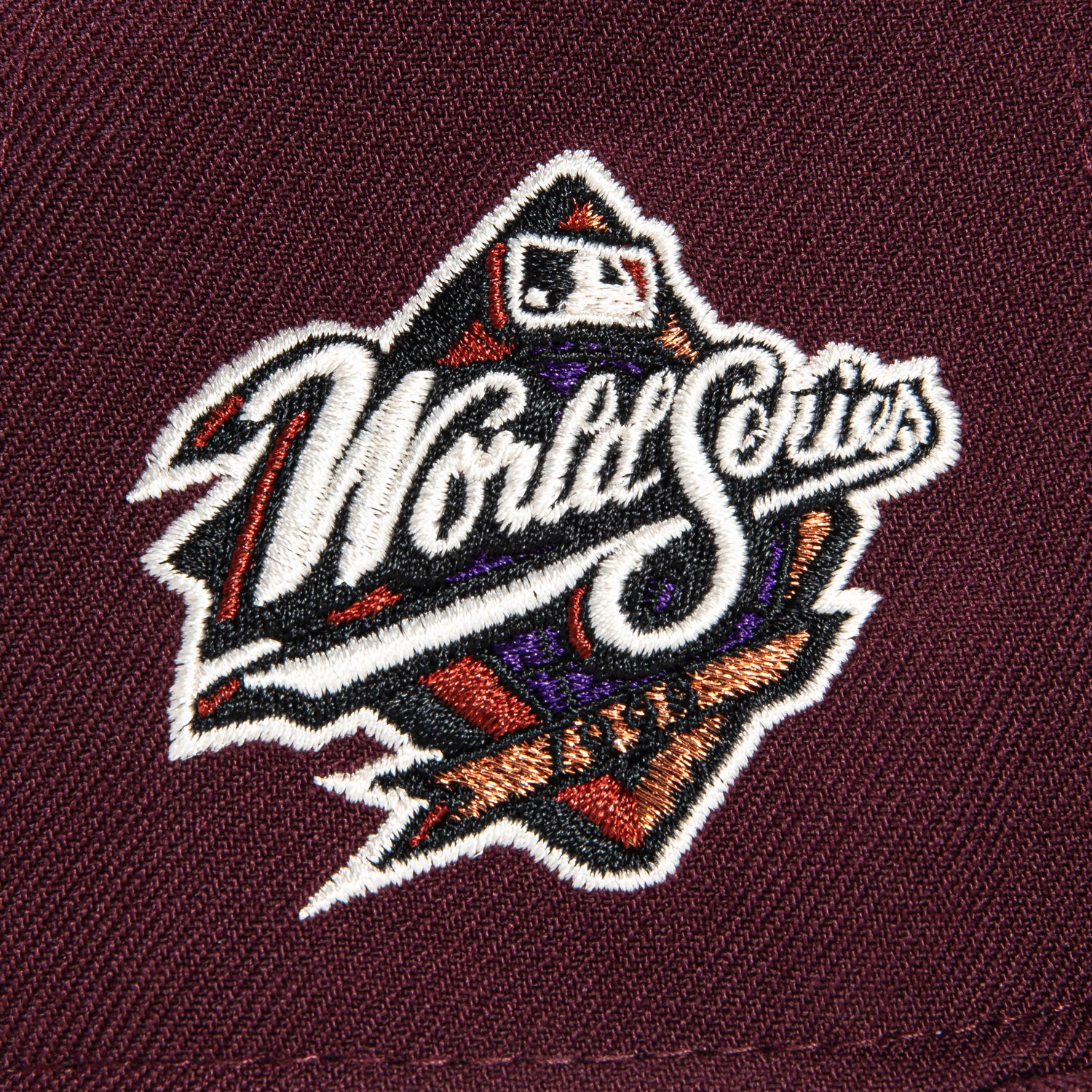 New Era 59Fifty Bordeaux New York Yankees 1998 World Series Patch Hat - Maroon