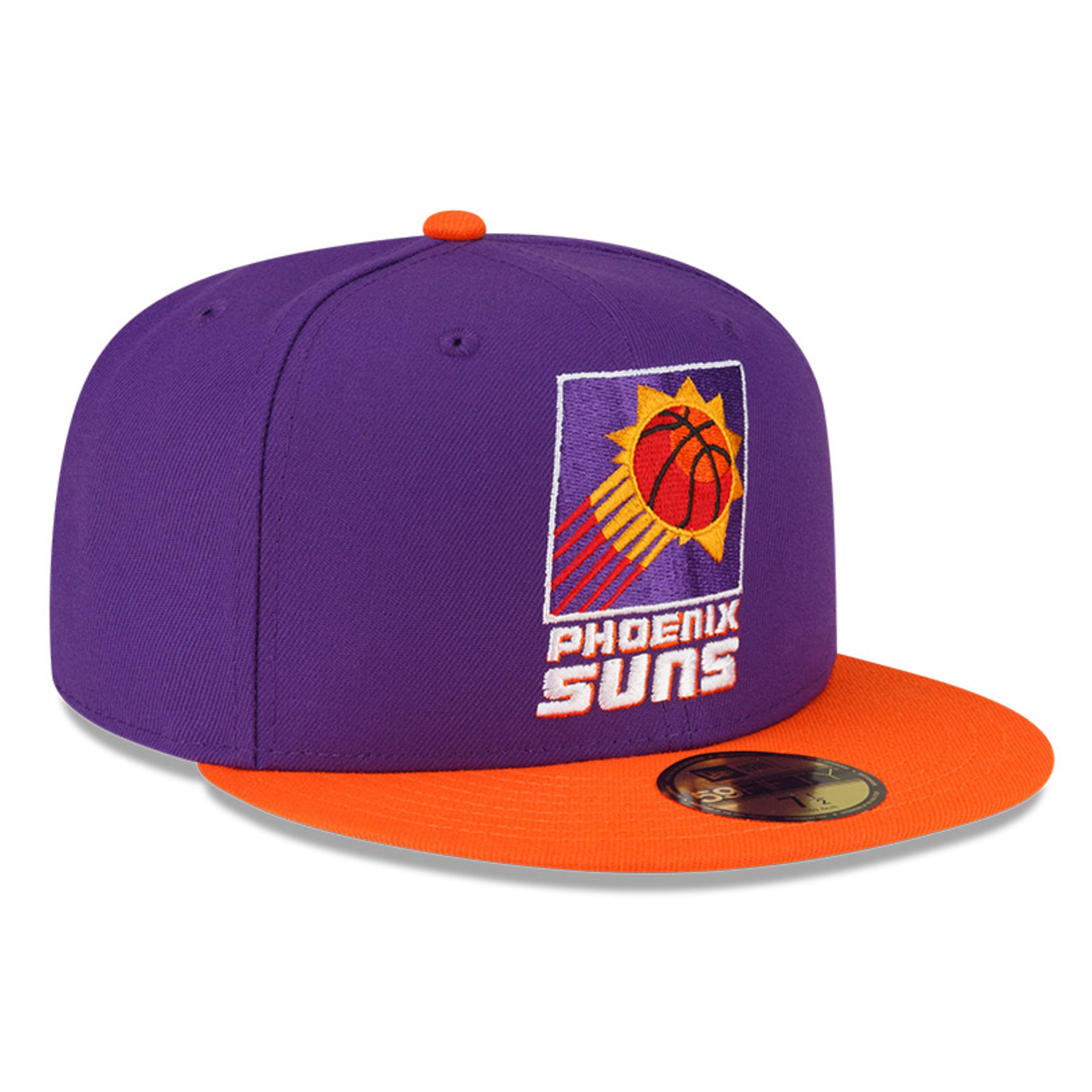 New Era 59Fifty Hardwood Classic Phoenix Suns Hat - Purple, Orange