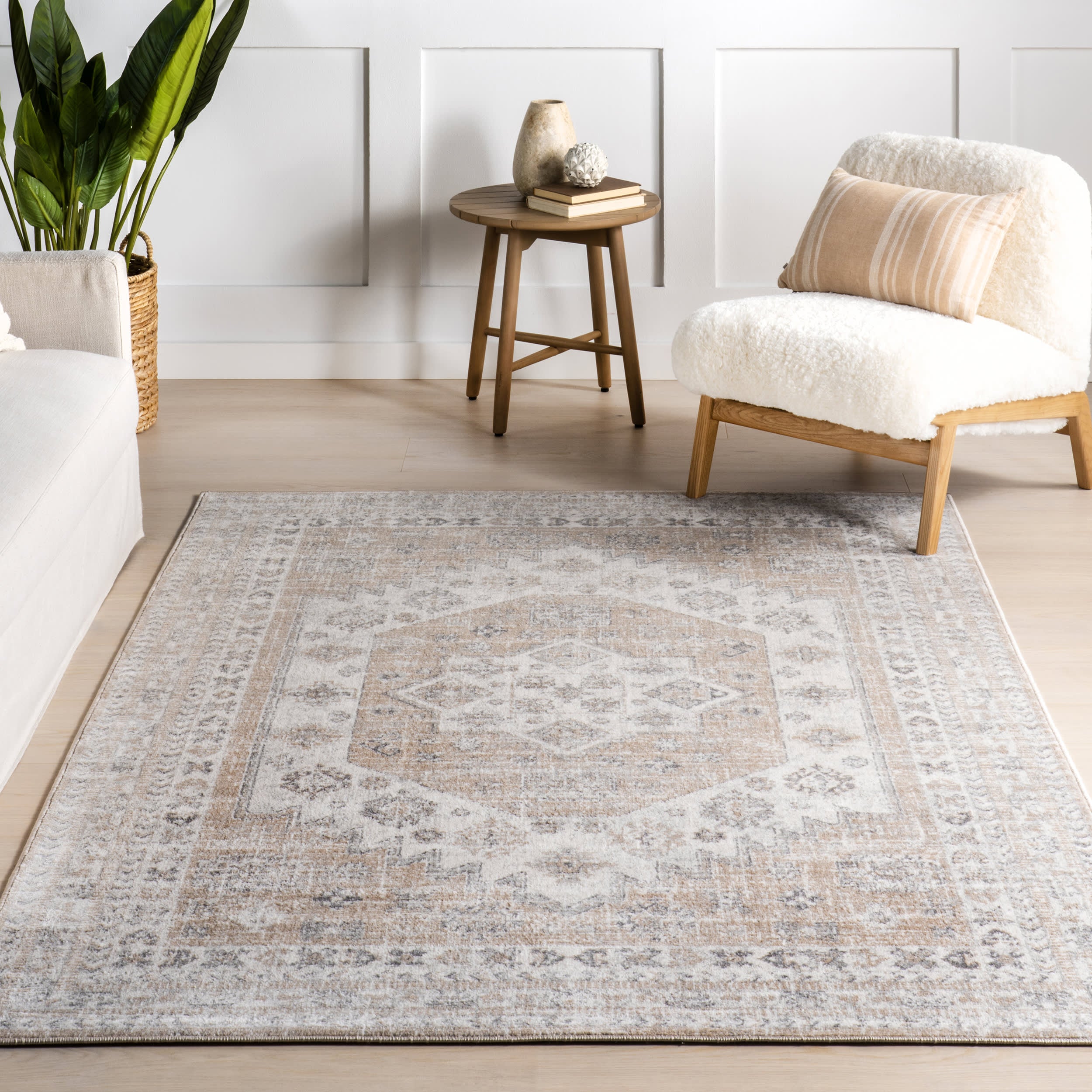 Layne Medallion Rug | Beige