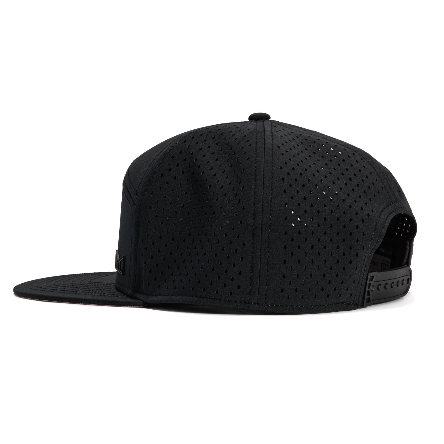 Melin Trenches Icon Hydro Snapback XL Hat - Black