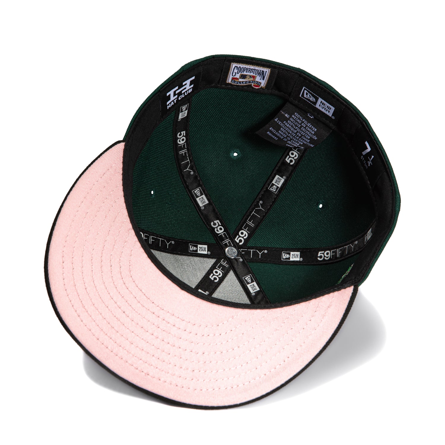 New Era 59Fifty Valentine's Day New York Yankees 1949 World Series Patch Rose Hat - Green, Black