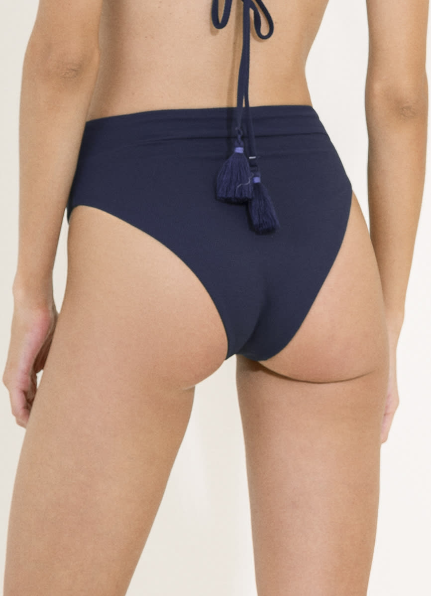 Maaji Blue Spruce Suzy Q High Rise/High Leg Bikini Bottom