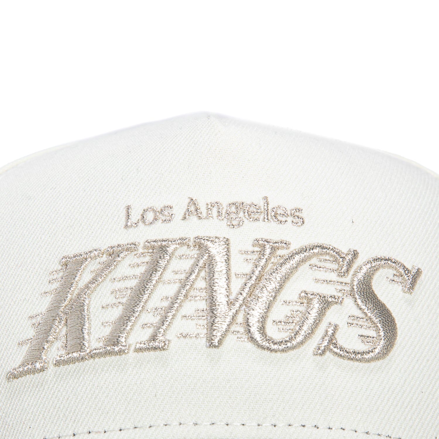 New Era 9Forty A-Frame Los Angeles Kings 2014 Stanley Cup Champions Patch Snapback Word Hat - White, Black