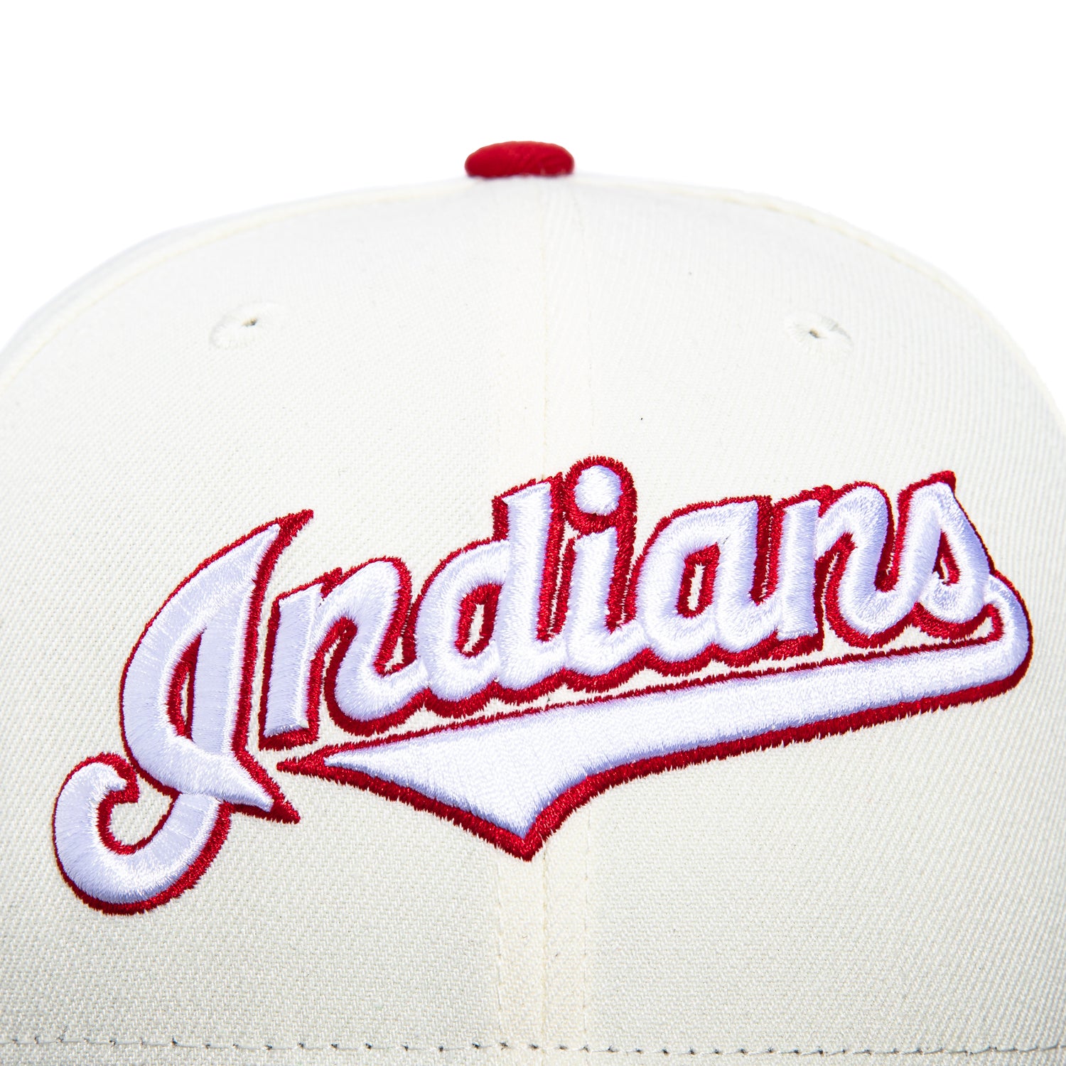 New Era 59Fifty Cleveland Guardians 1995 World Series Welcome to the Show Patch Script Hat - White, Navy, Red