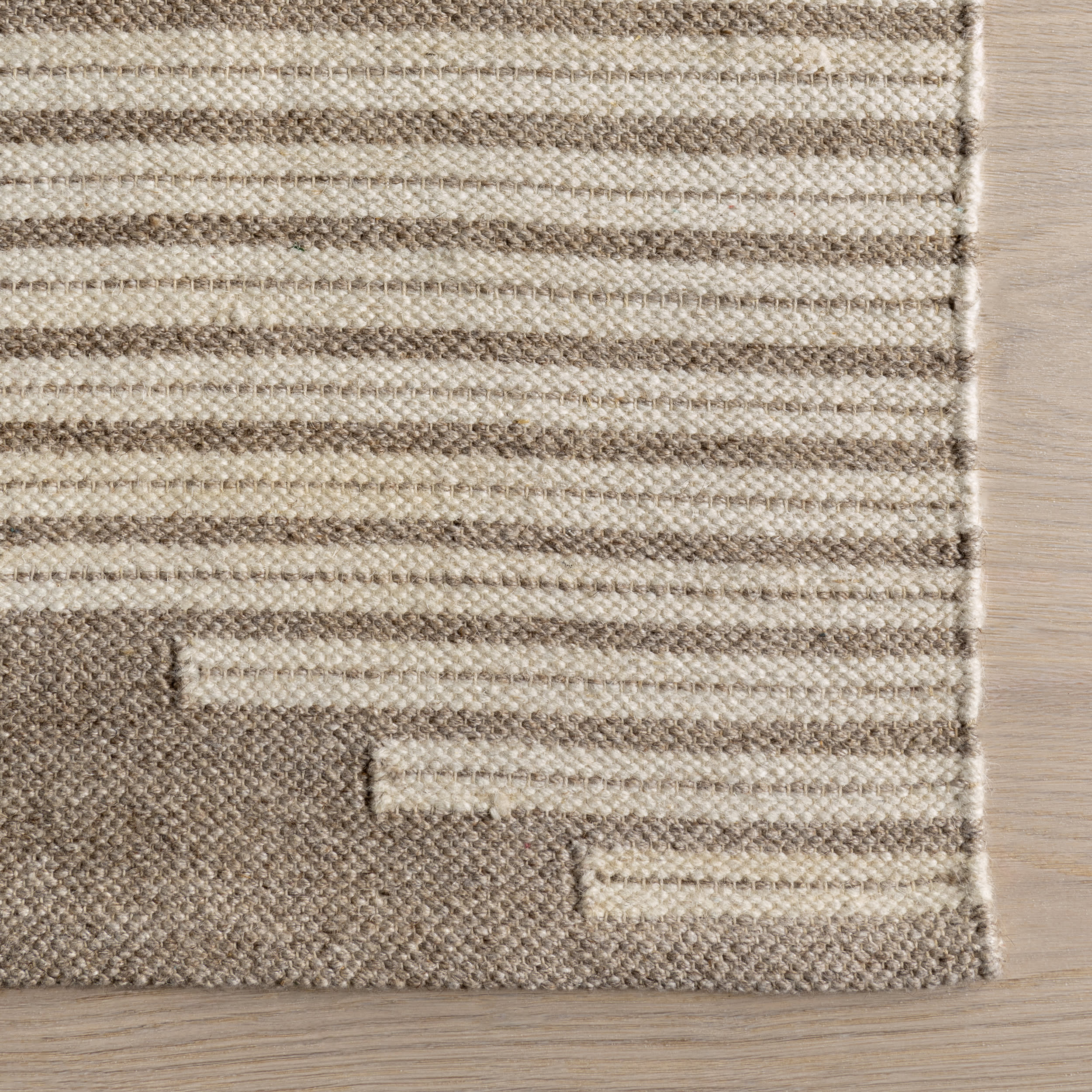 Grove Southwestern Cotton-Blend Rug | Taupe