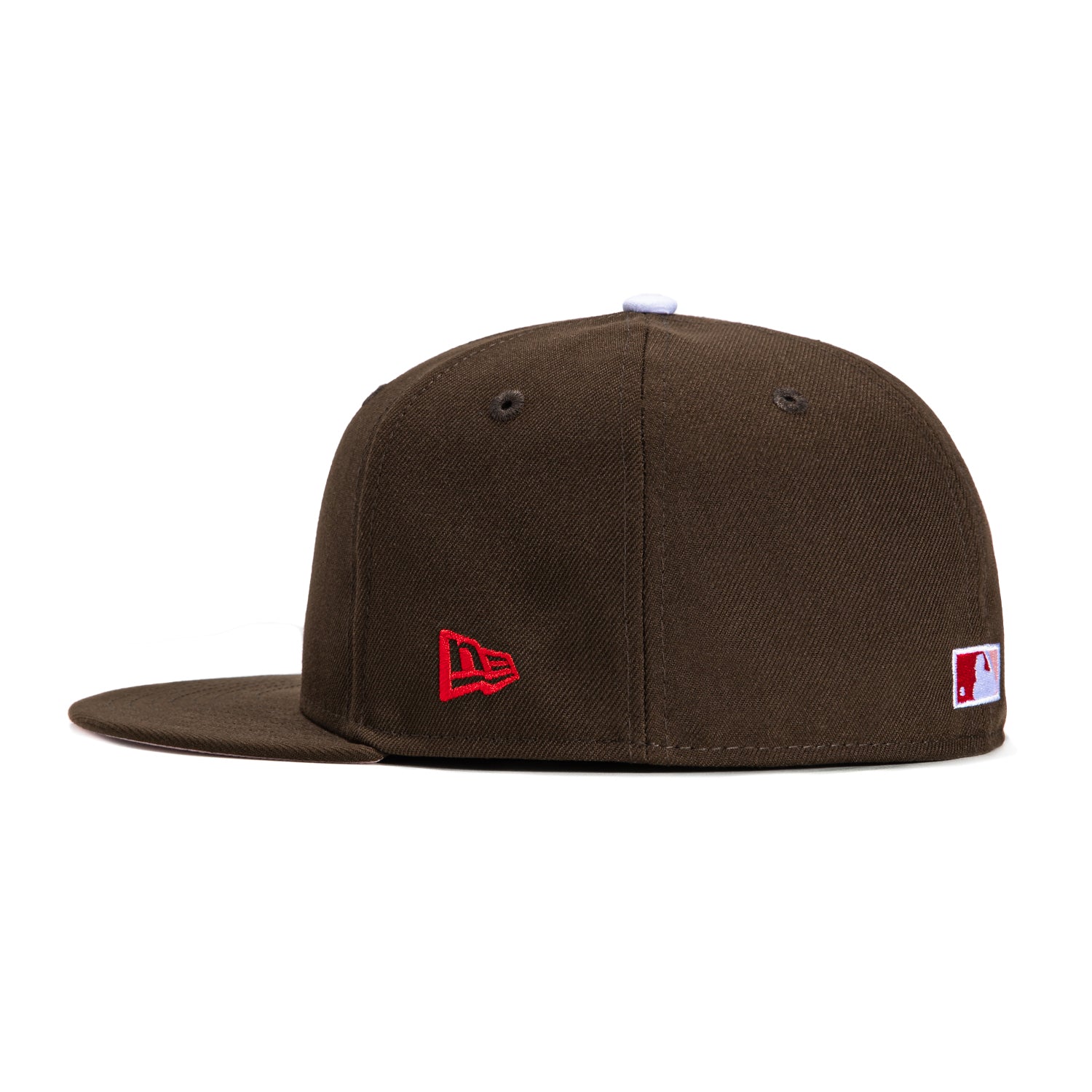 New Era 59Fifty Los Angeles Dodgers 100th Anniversary Patch Upside Down Hat - Brown