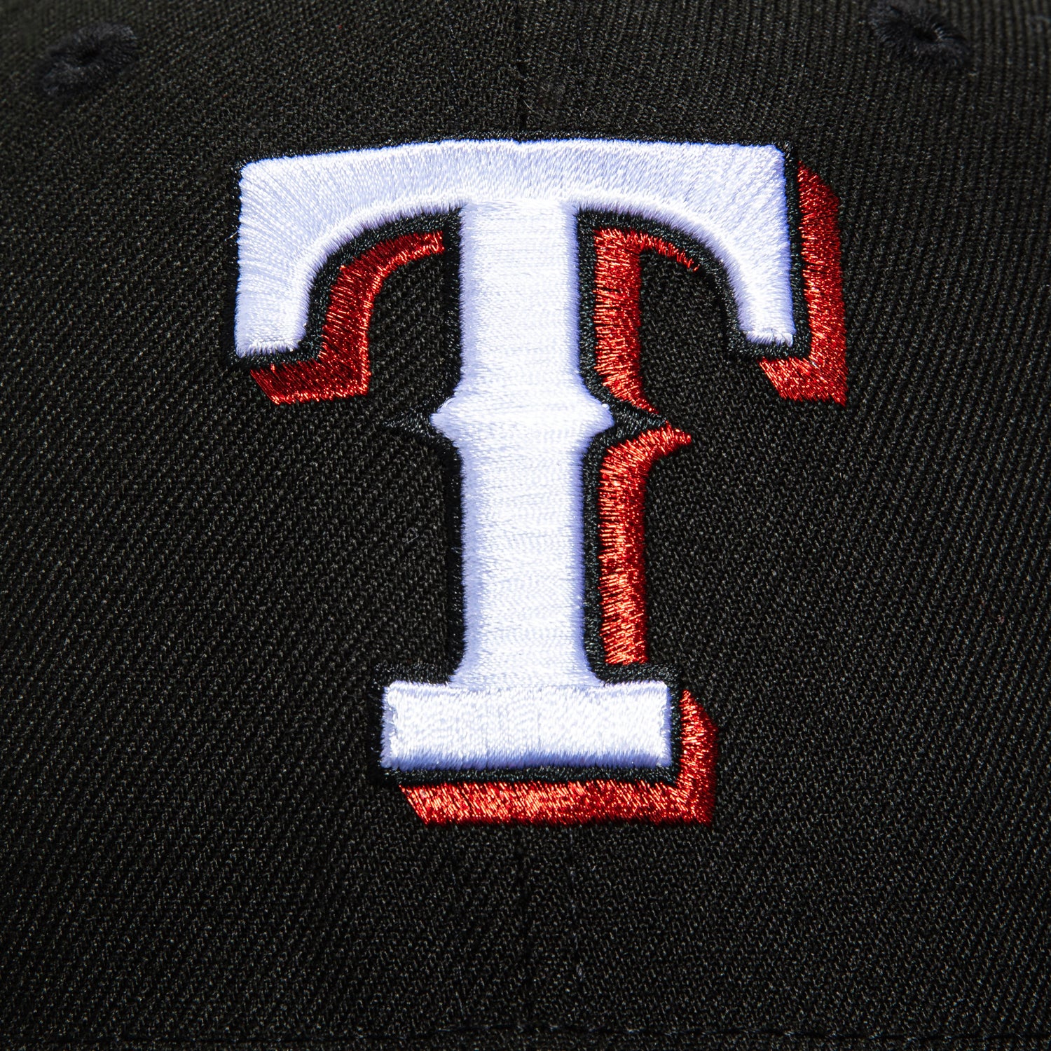 New Era 59Fifty Texas Rangers 1995 All Star Game Patch Red UV Hat - Black