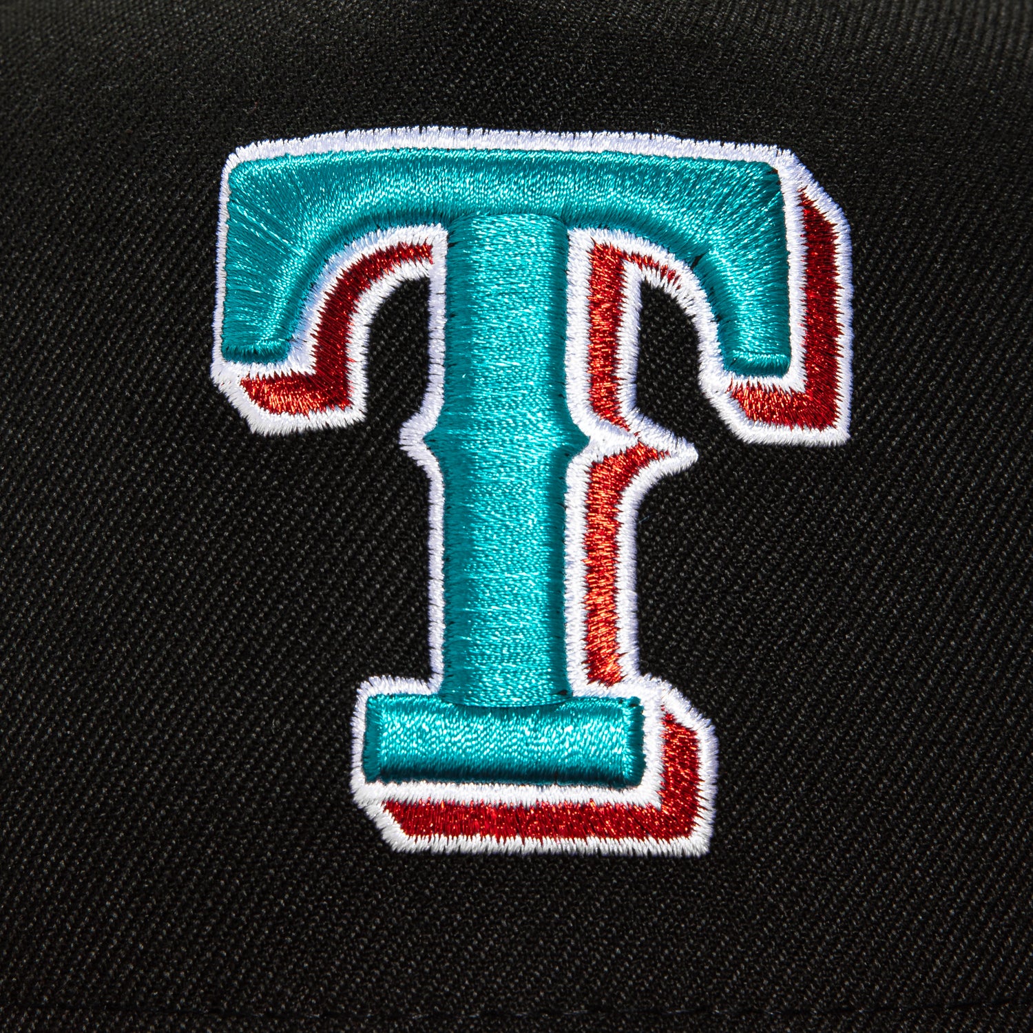 New Era 59Fifty A-Frame Texas Rangers 2024 All Star Game Patch Hat - Black, Red, Teal