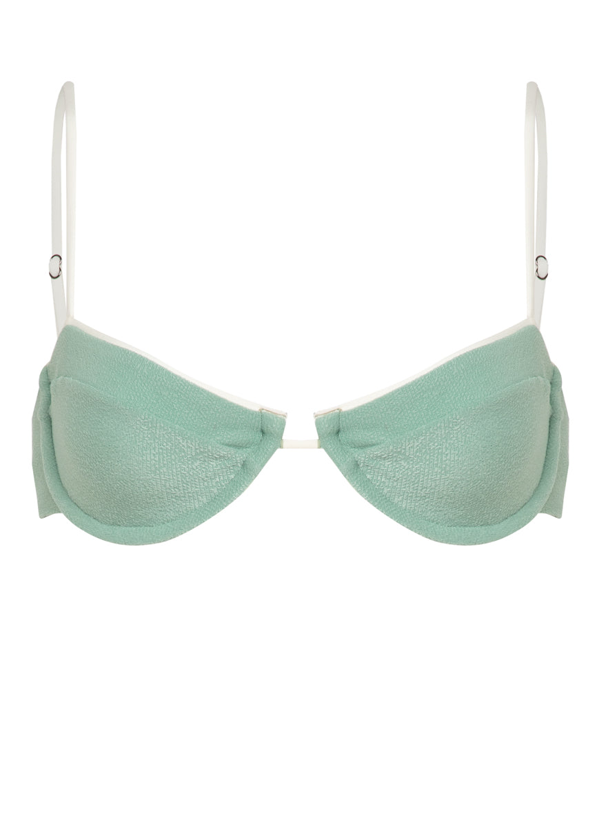 Maaji Shamrock Green Jupiter Underwire Bikini Top