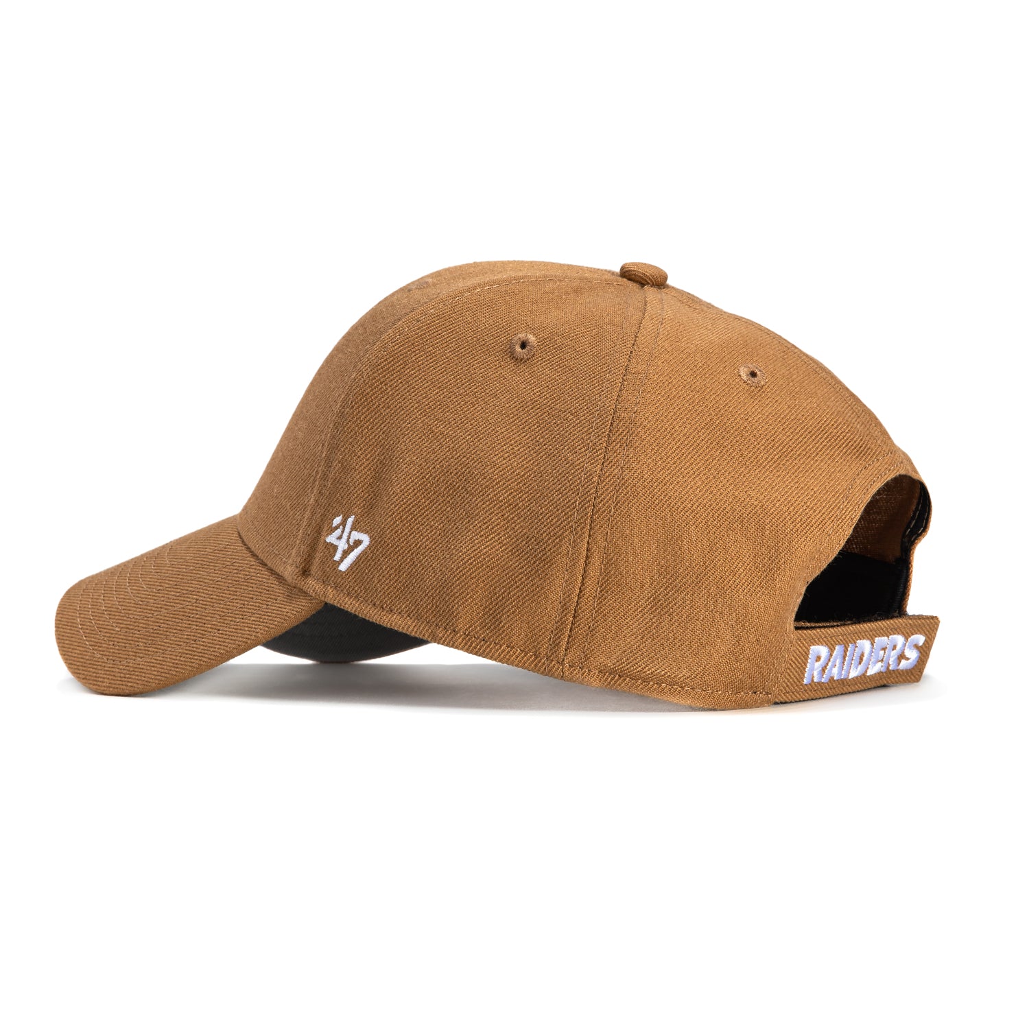 47 Brand Las Vegas Raiders MVP Adjustable Velcro Hat - Tan