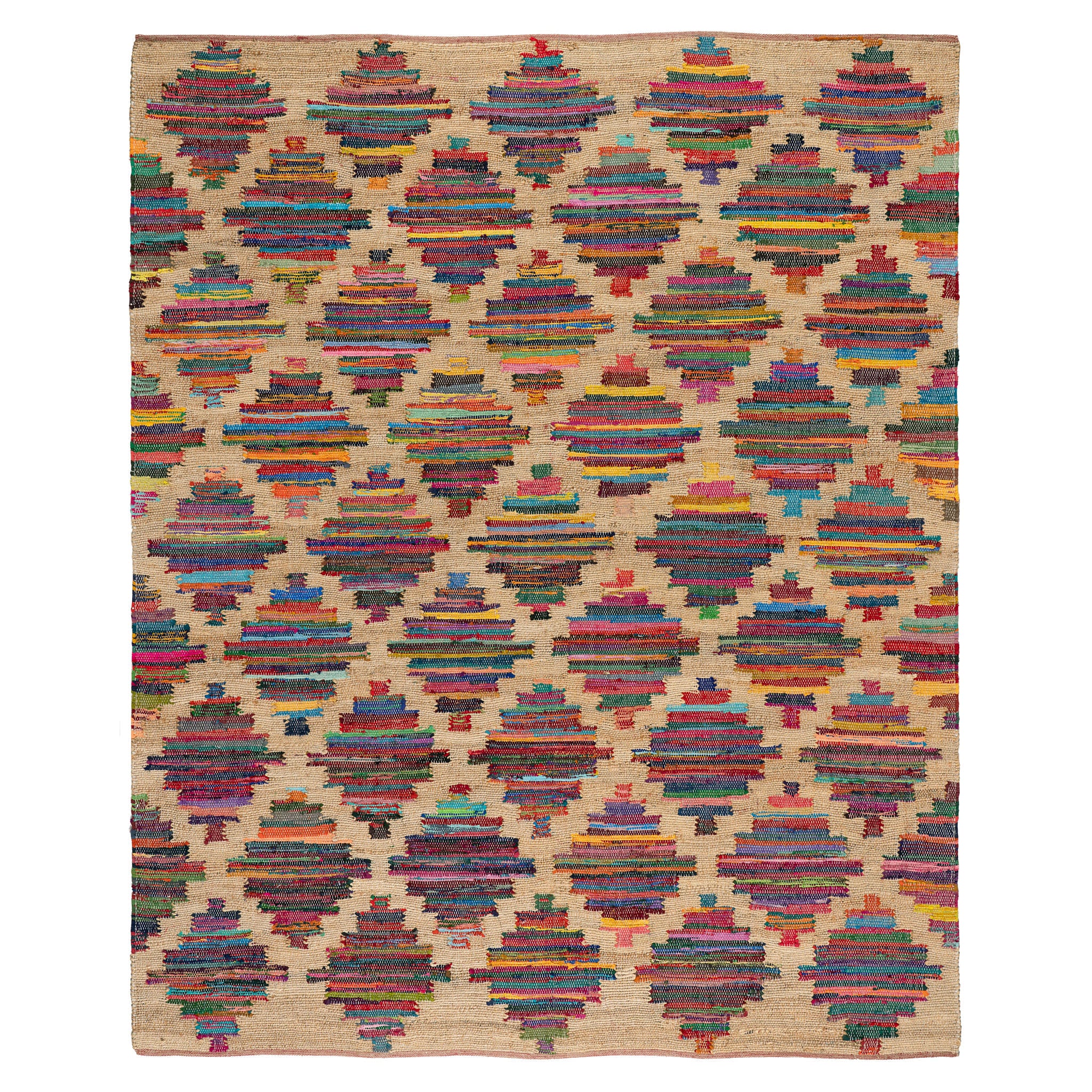 Mod Chindi Multi Handwoven Jute Rug