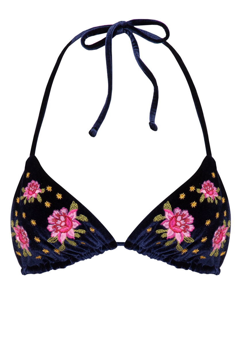 Maaji Bouquet Bliss Balmy Sliding Triangle Bikini Top