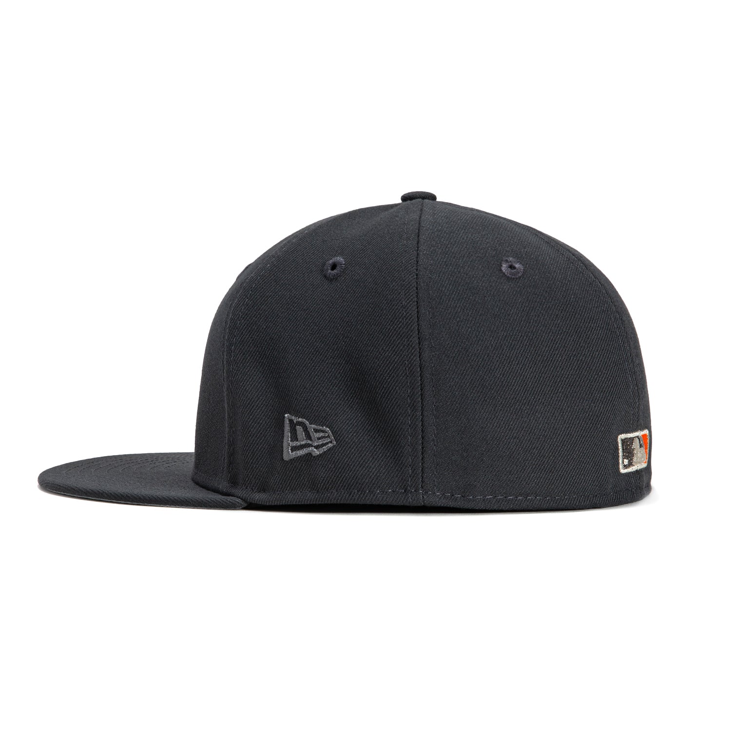 New Era 59Fifty Colorado Rockies 17 Todd Helton HOF Patch Logo Hat - Graphite, Light Orange