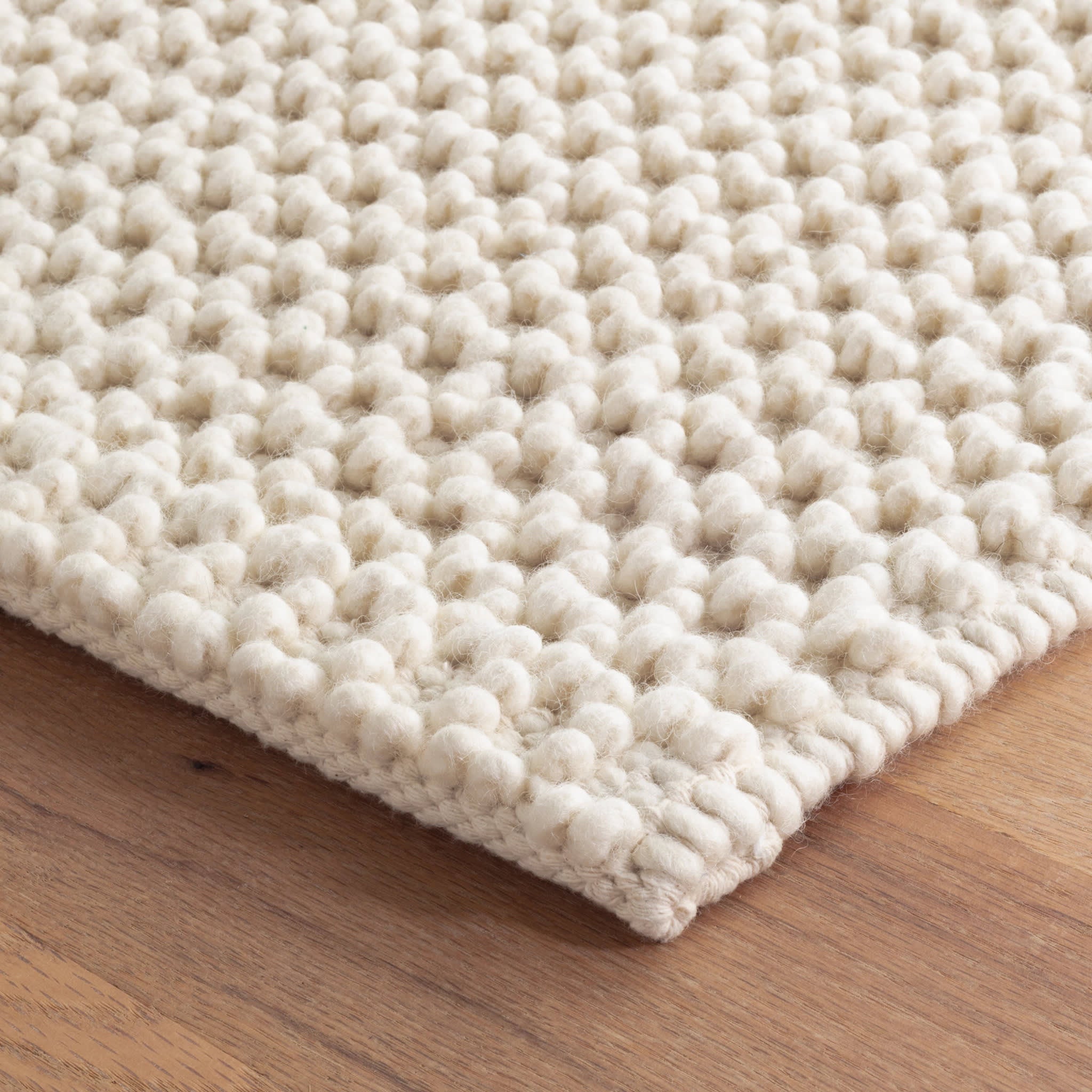 Hooper Ivory Handwoven Wool Rug