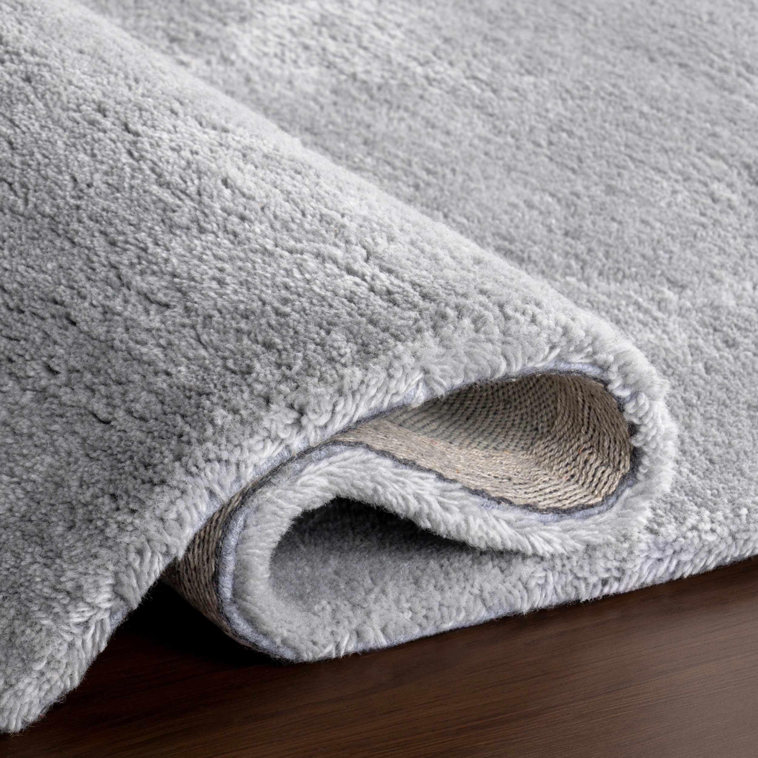 Gaia New Zealand Wool Shag Rug | Grey