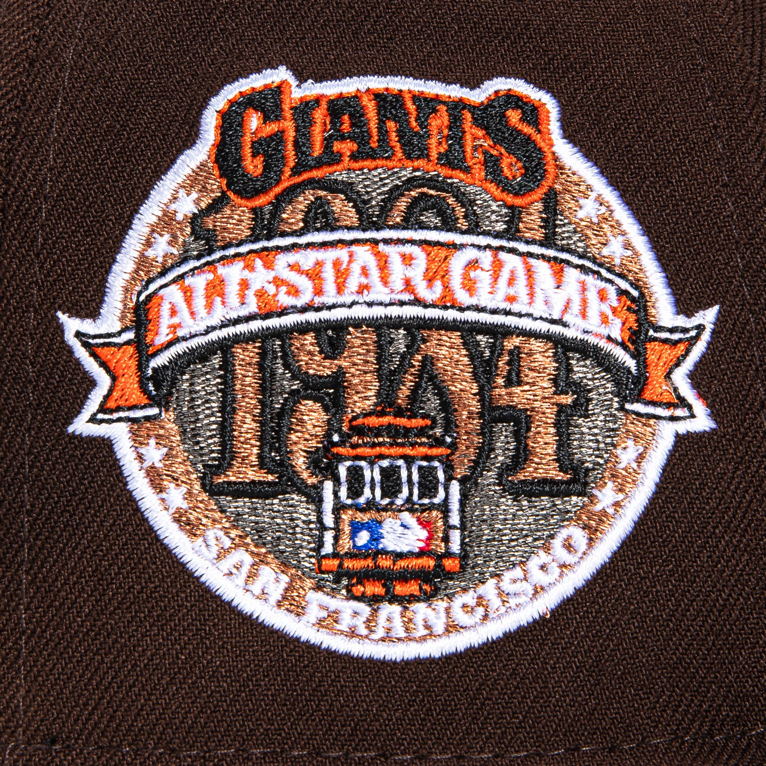 New Era 59Fifty San Francisco Giants 1984 All Star Game Patch Hat - Brown