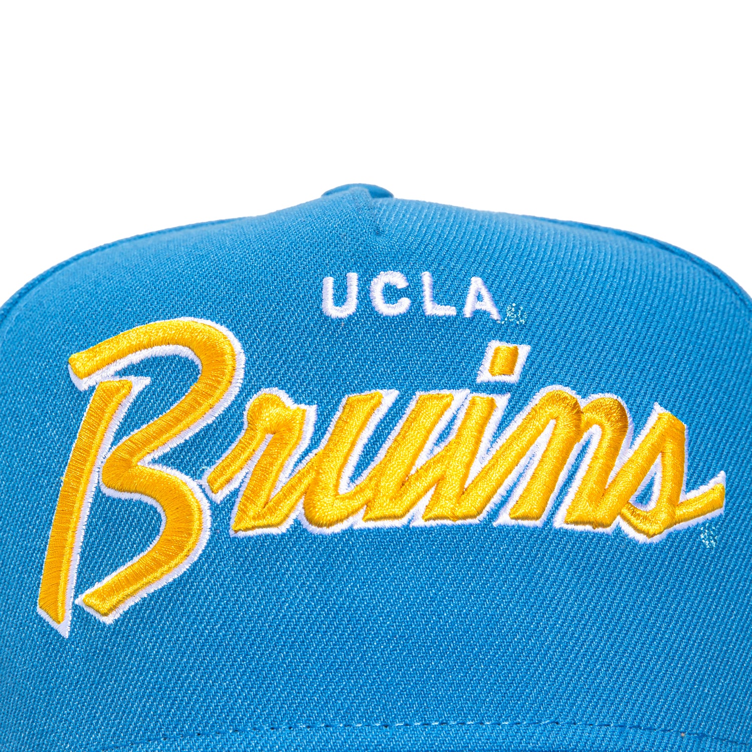 New Era 9Fifty A-Frame UCLA Bruins Logo Patch Script Snapback Hat - Light Blue