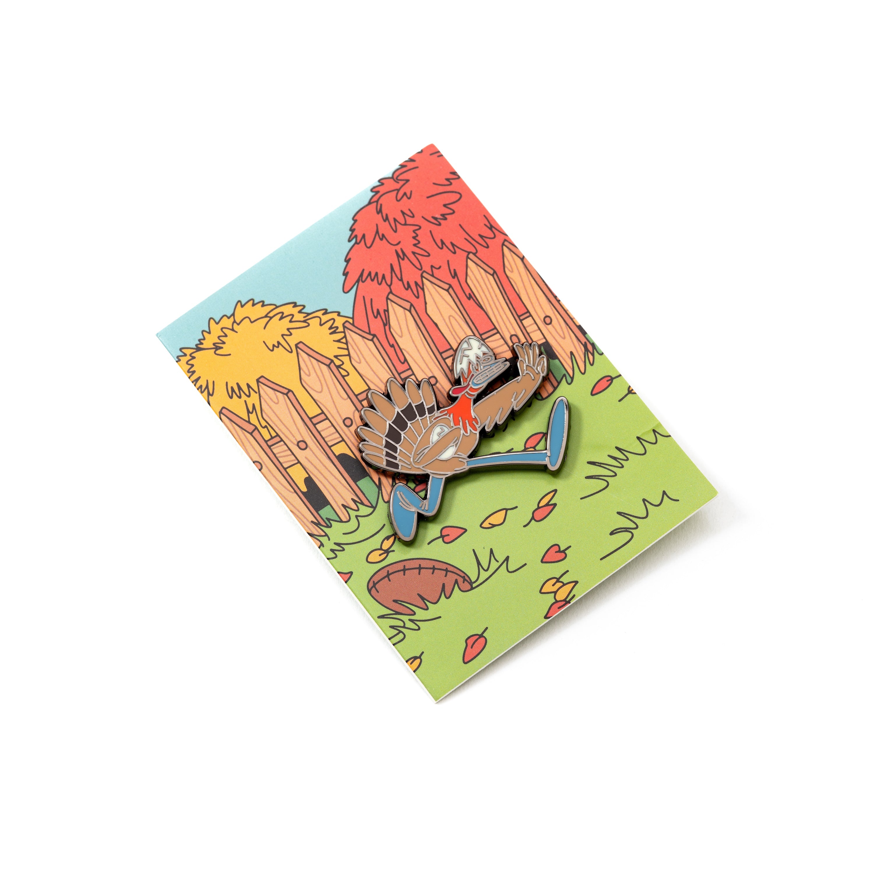 Hat Club Turkey Bowl Pin - Multi-Color