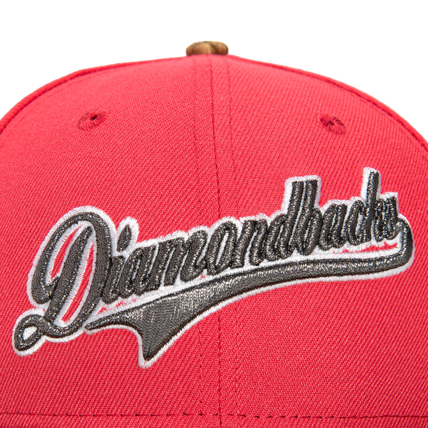 New Era 59Fifty Arizona Diamondbacks 25th Anniversary Patch Script Hat - Infrared, Realtree