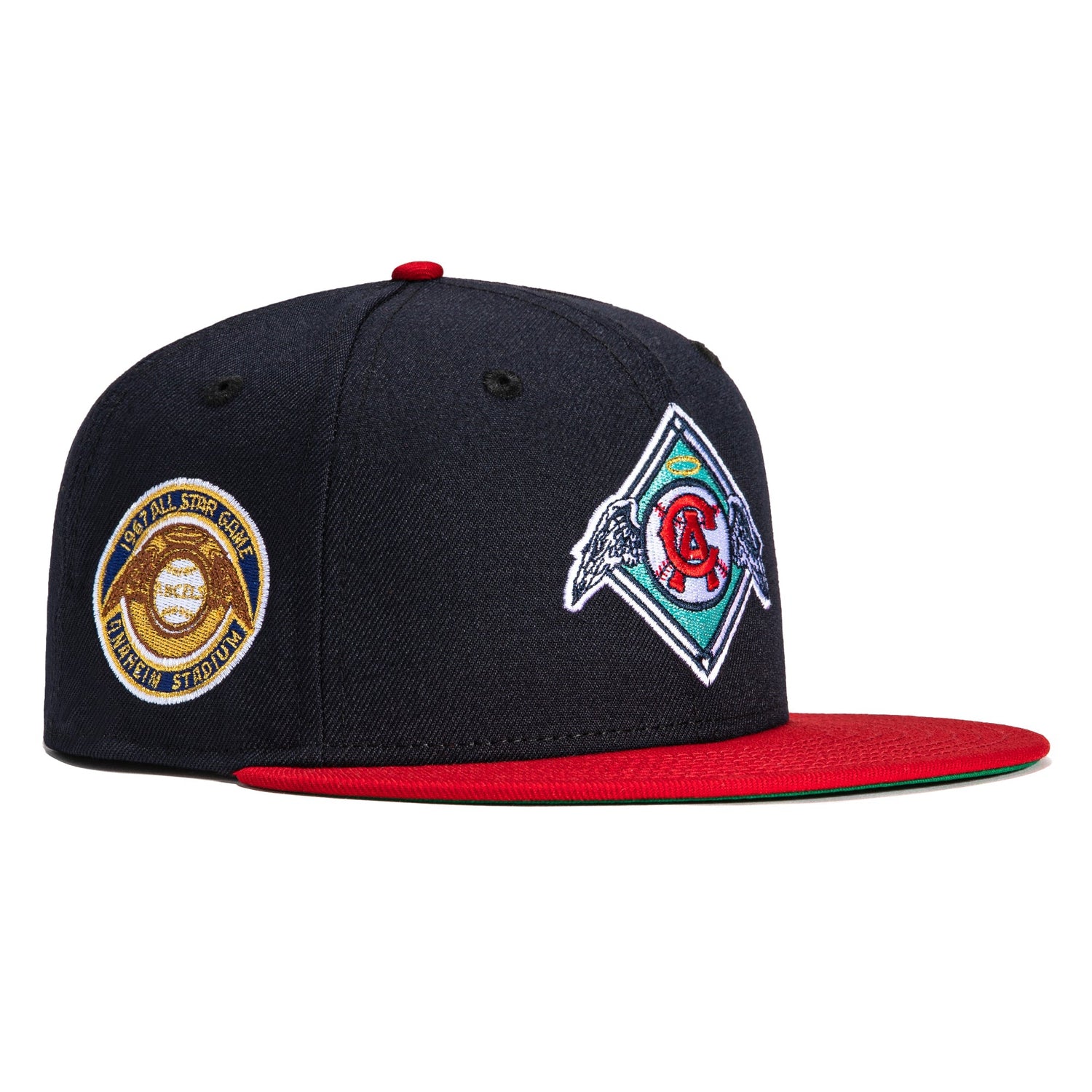 New Era 59Fifty Los Angeles Angels 1967 All Star Game Patch Logo Hat - Navy, Red