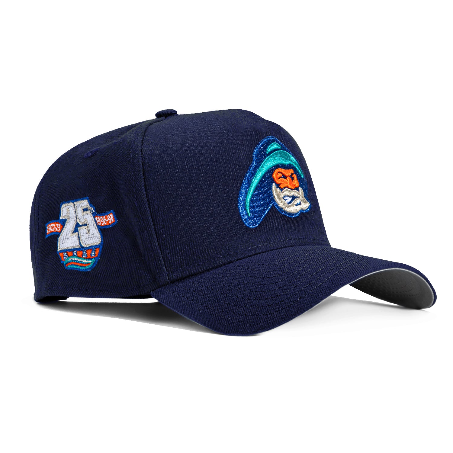 New Era 9Forty A-Frame New York Islanders 25th Anniversary Patch Snapback Hat - Light Navy