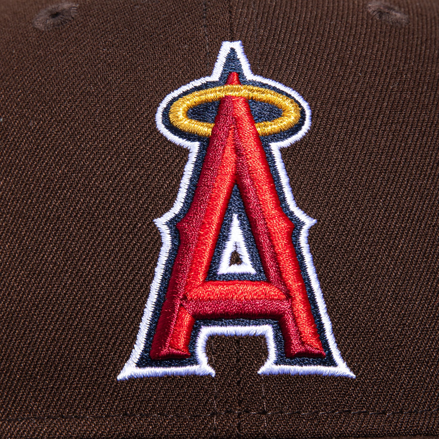 New Era 59Fifty Los Angeles Angels 50th Anniversary Patch Hat - Brown