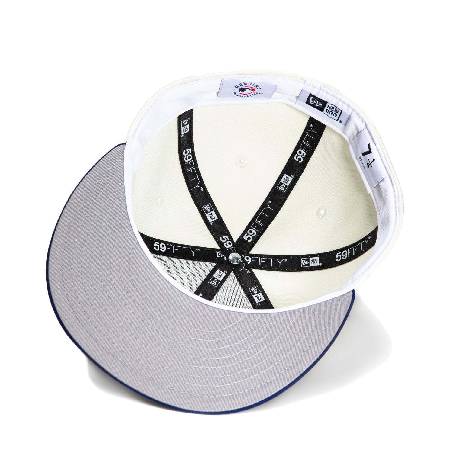 New Era 59Fifty Los Angeles Dodgers Upside Down Hat - White, Royal