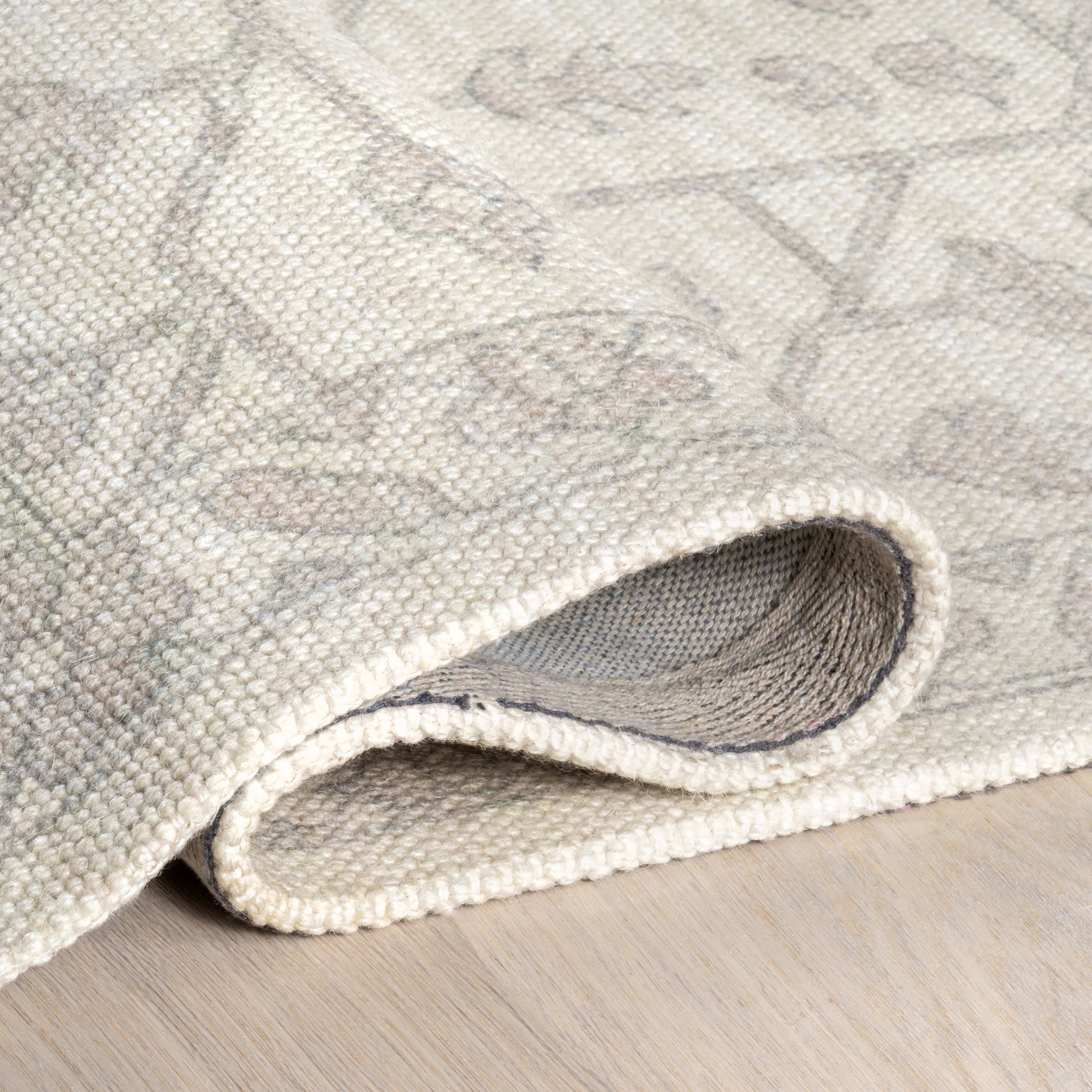 Gretel Wool and Cotton Rug | Beige