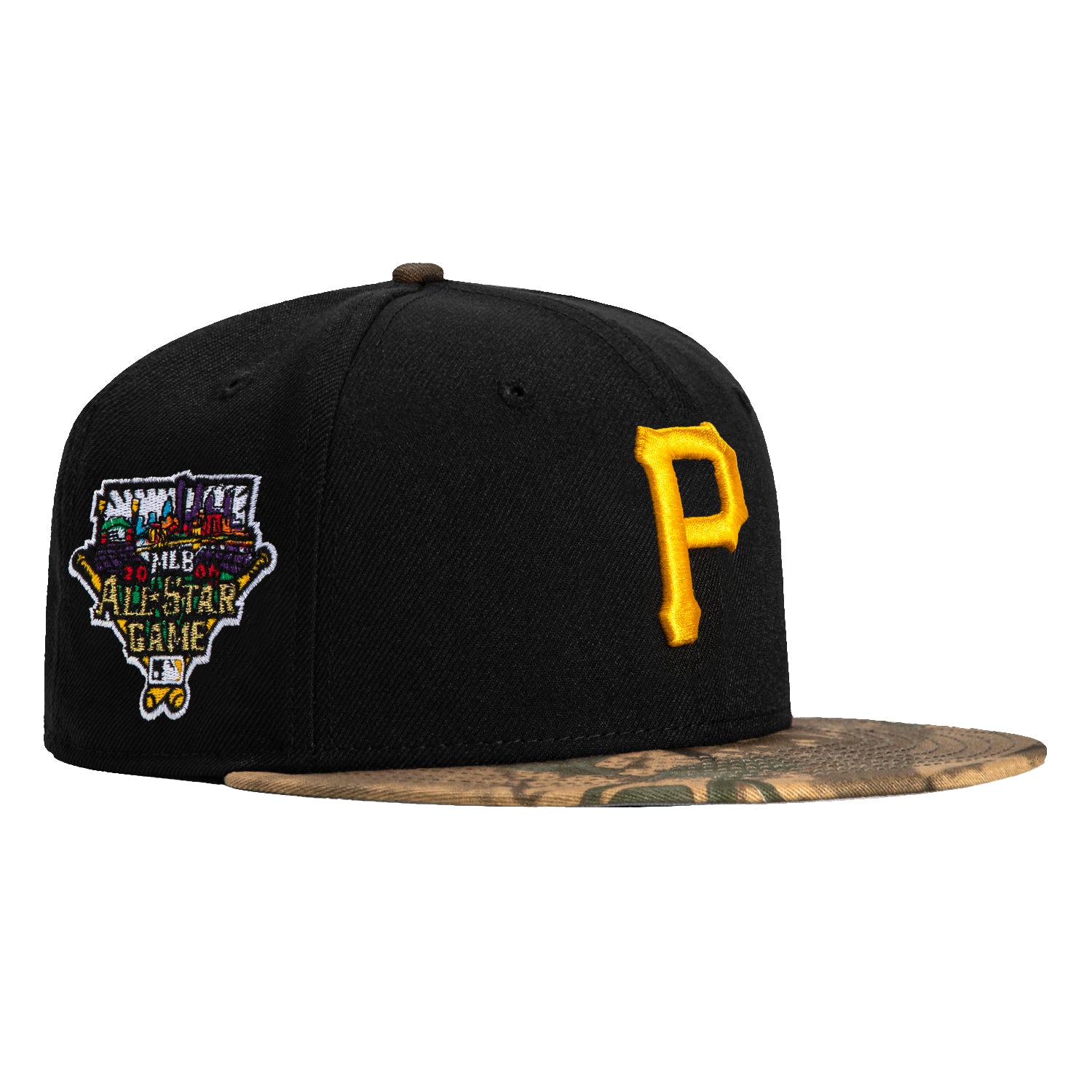 New Era 59Fifty Blur Tree Pittsburgh Pirates 2006 All Star Game Patch Hat - Black, Camo