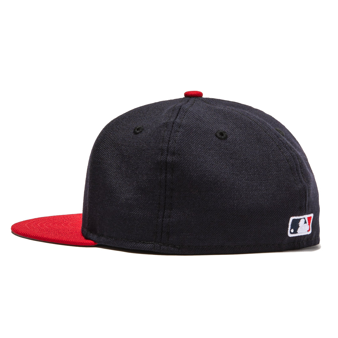 New Era 59Fifty Retro On-Field Atlanta Braves Alternate Hat - Navy, Red