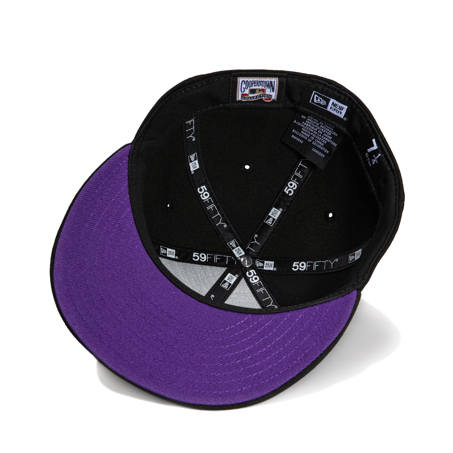 New Era 59Fifty Cool Fashion Arizona Diamondbacks 2001 World Series Patch Snake Head Hat - Black, Purple, Orange