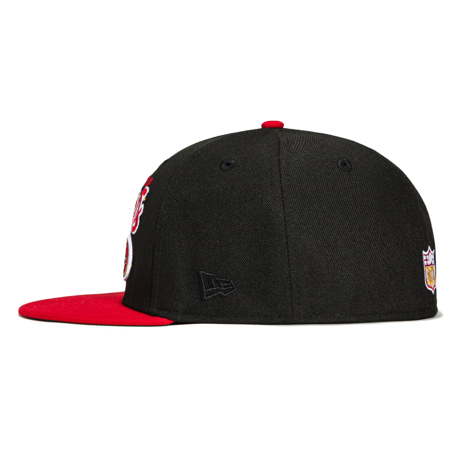 New Era 59Fifty San Francisco 49ers Team Script Hat - Black, Red