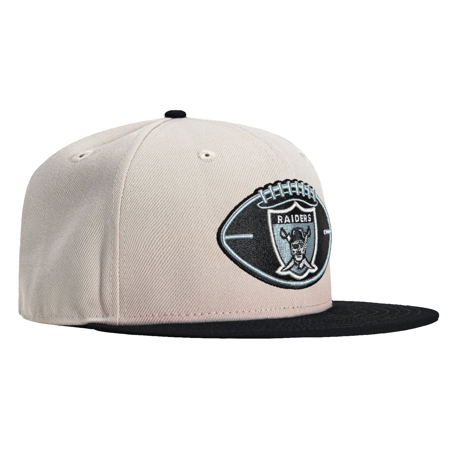 New Era 59Fifty Historic Las Vegas Raiders Hat - Stone, Black