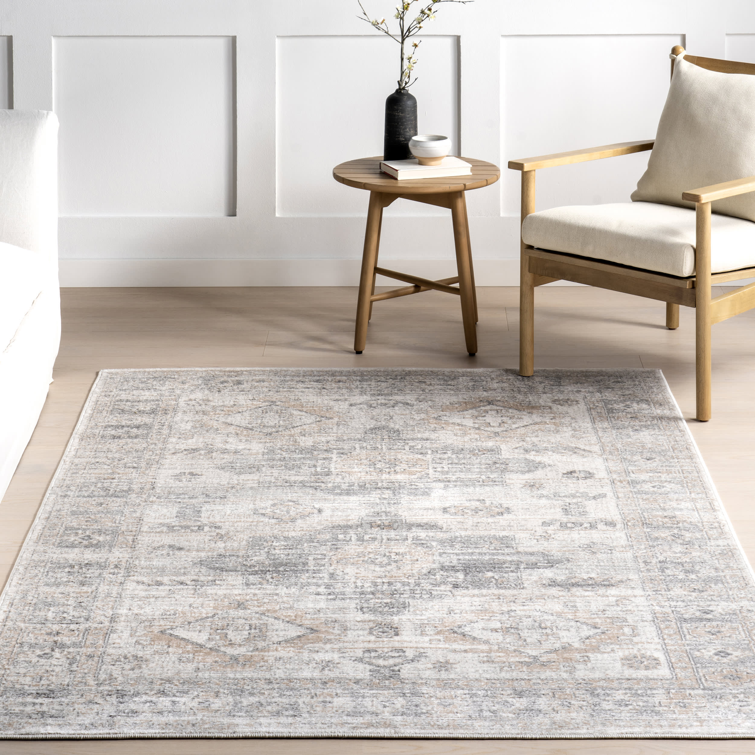 Rowyn Medallion Rug | Grey