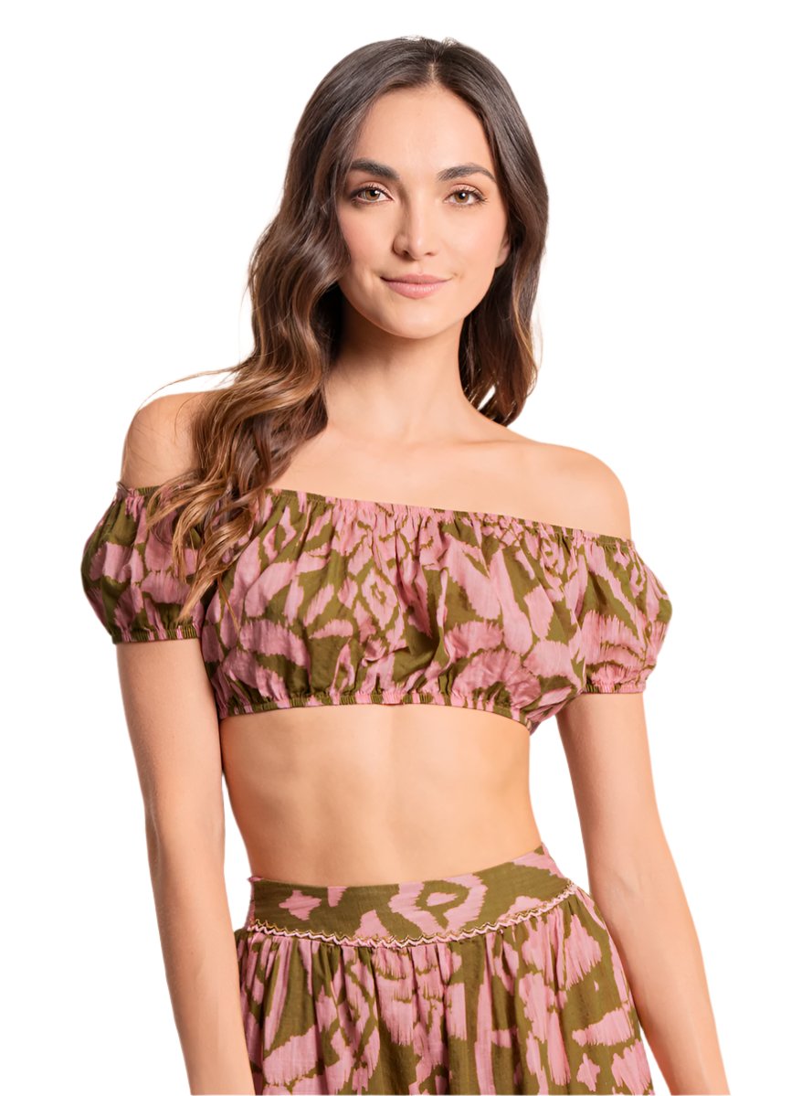 Maaji Batik Jungle Amara Beachwear Crop Top