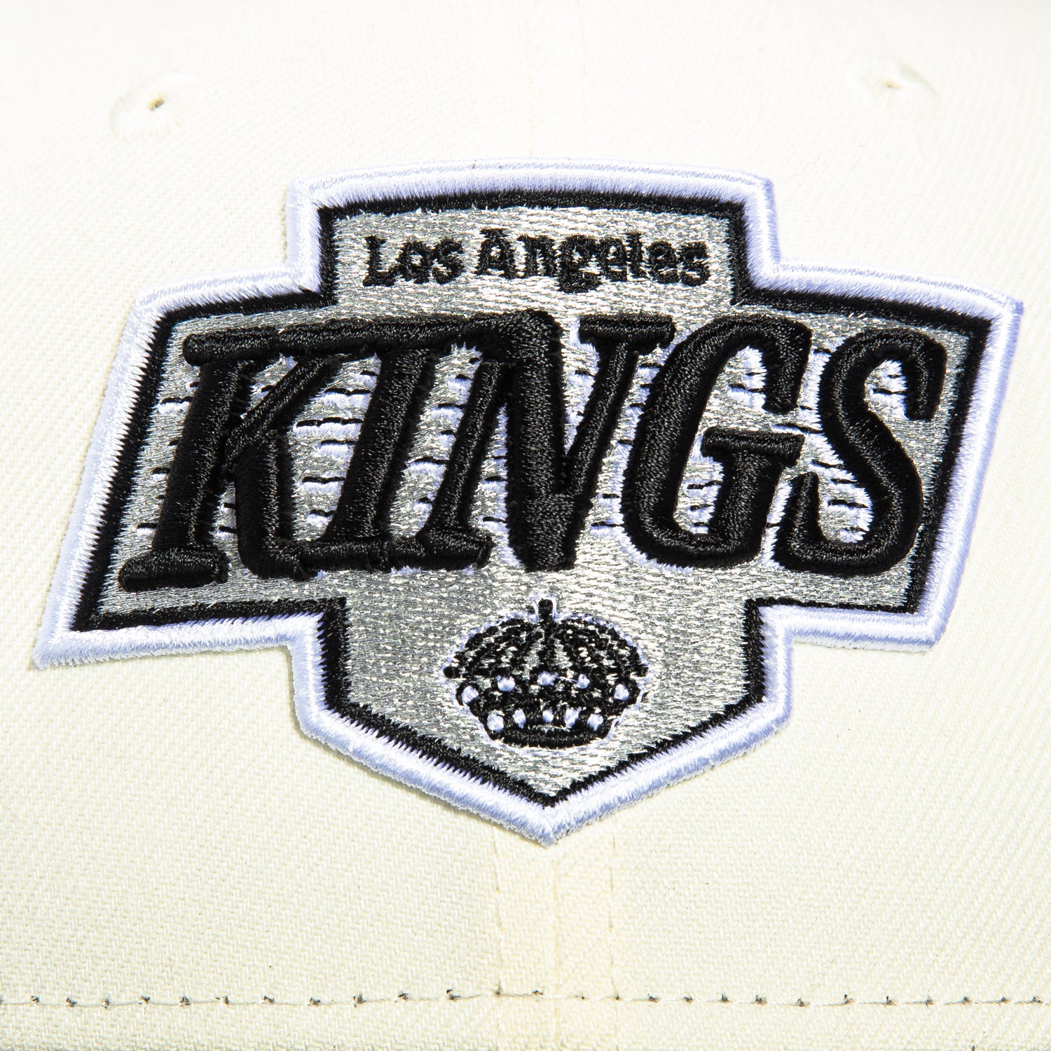 New Era 59Fifty Los Angeles Kings Hat - White, Black