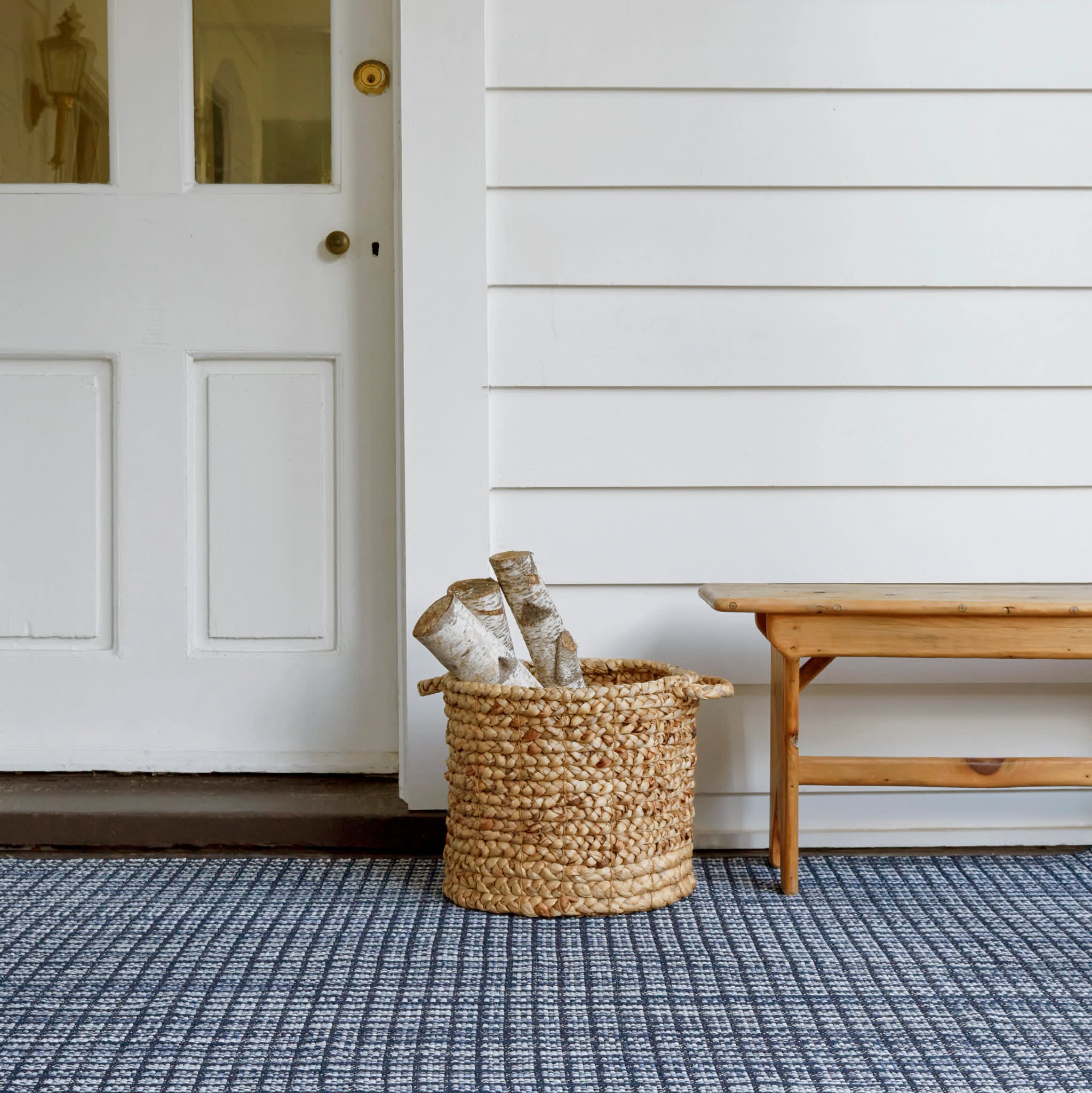 Coco Blue Handwoven Indoor/Outdoor Rug