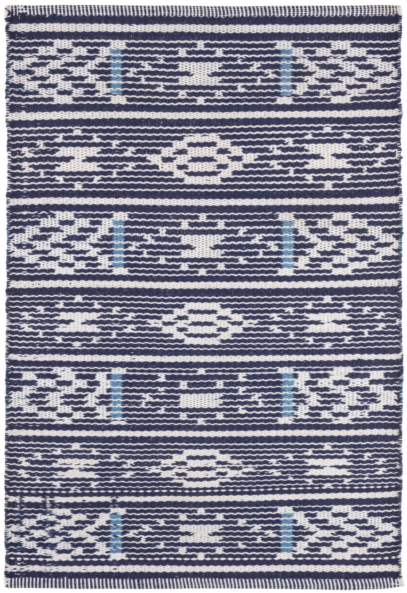 Dharma Blue Handwoven Indoor/Outdoor Rug