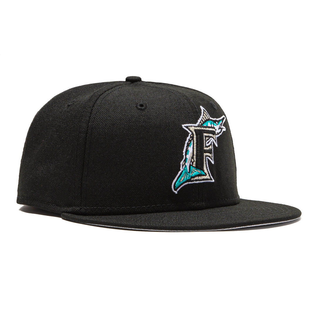 New Era 59Fifty Retro On-Field Florida Marlins 1993 Hat - Black