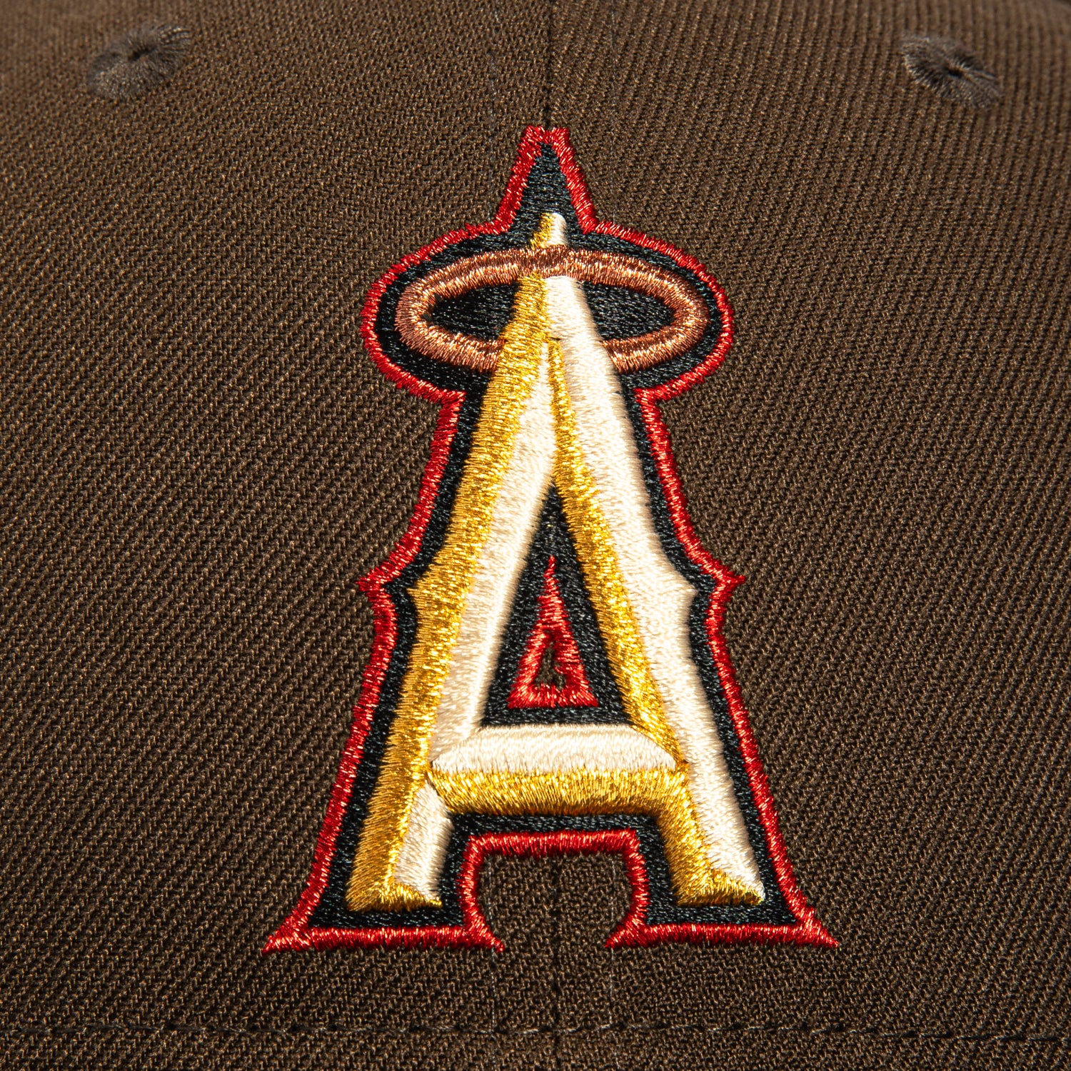 New Era 59Fifty Valentine's Day Los Angeles Angels 2010 All Star Game Patch Hat - Brown, Black