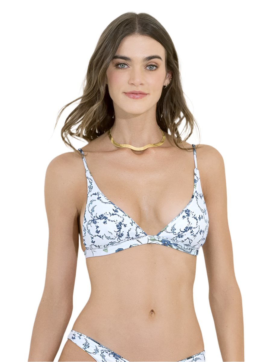 Maaji Botanical Ivy Fixed Triangle Bikini Top