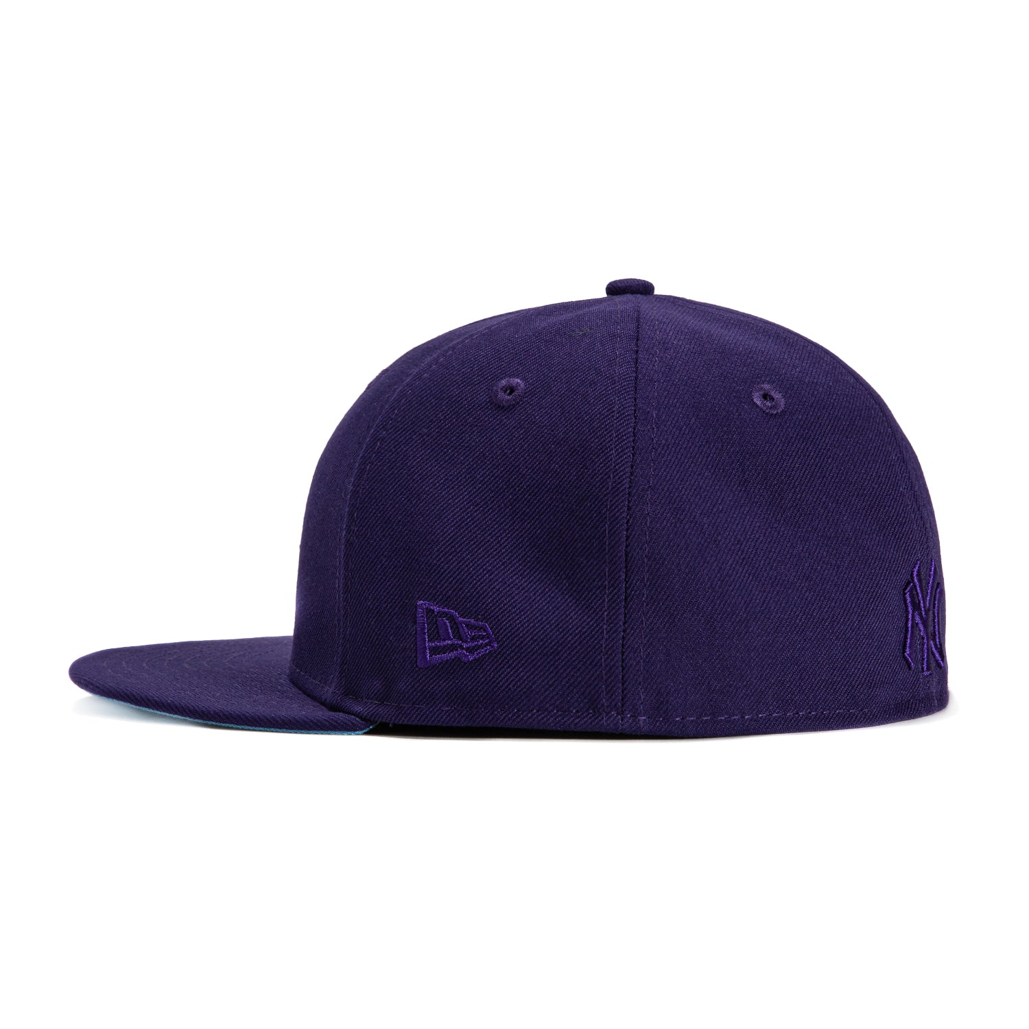 New Era 59Fifty Fire Pack New York Yankees 2000 World Series Subway Series Patch Hat - Purple