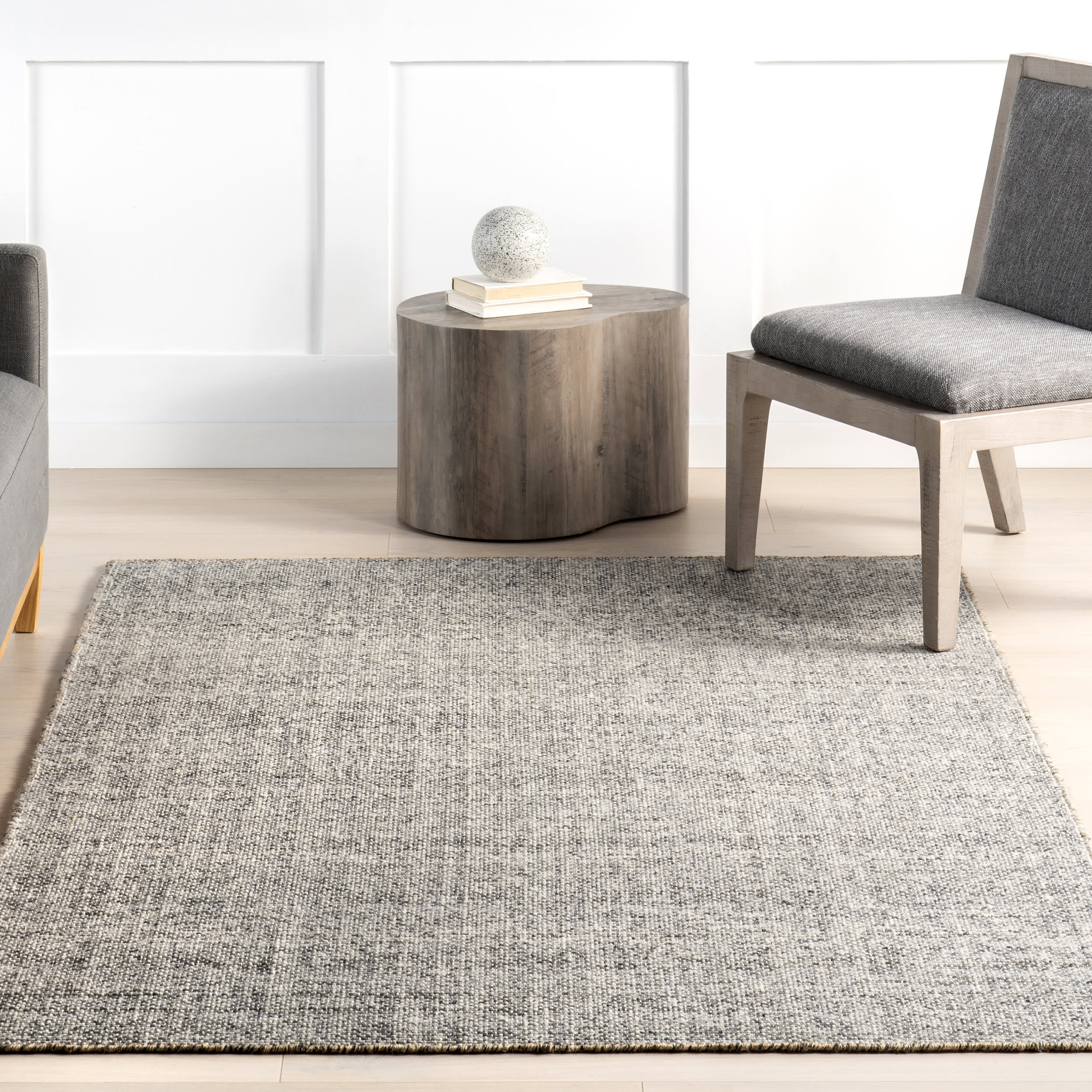 Juno Solid Rug | Charcoal