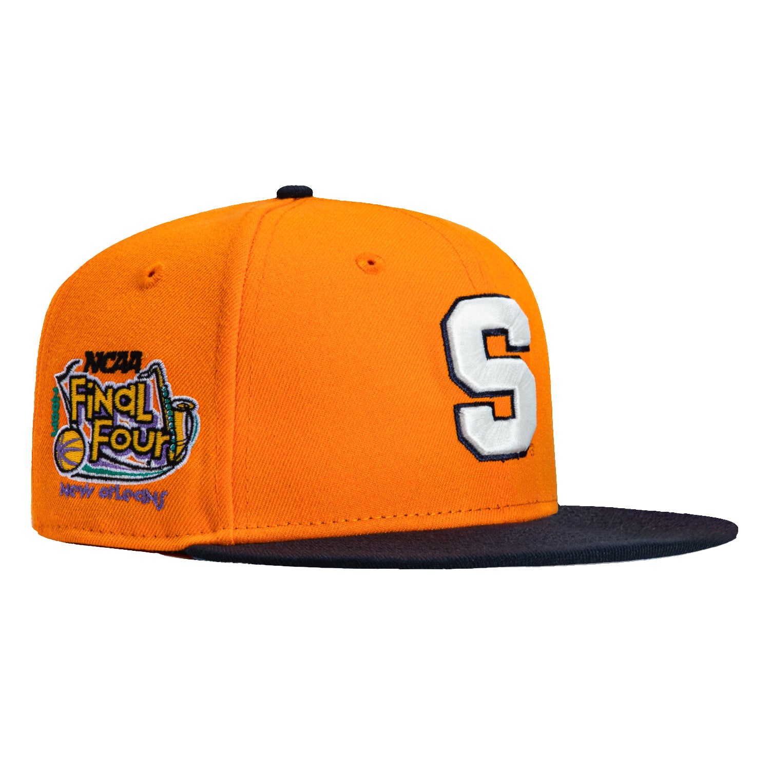 New Era 59Fifty Syracuse Orange 2003 Final Four Patch Hat - Orange, Navy