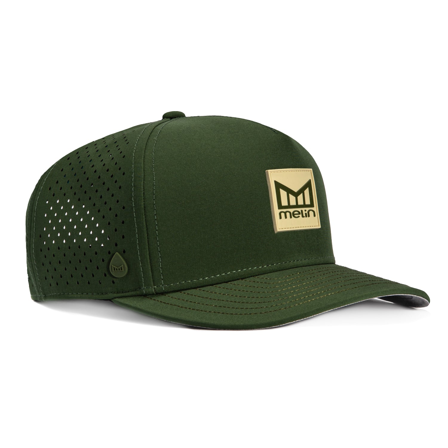 Melin Odyssey Stacked Hydro Snapback Hat - Olive