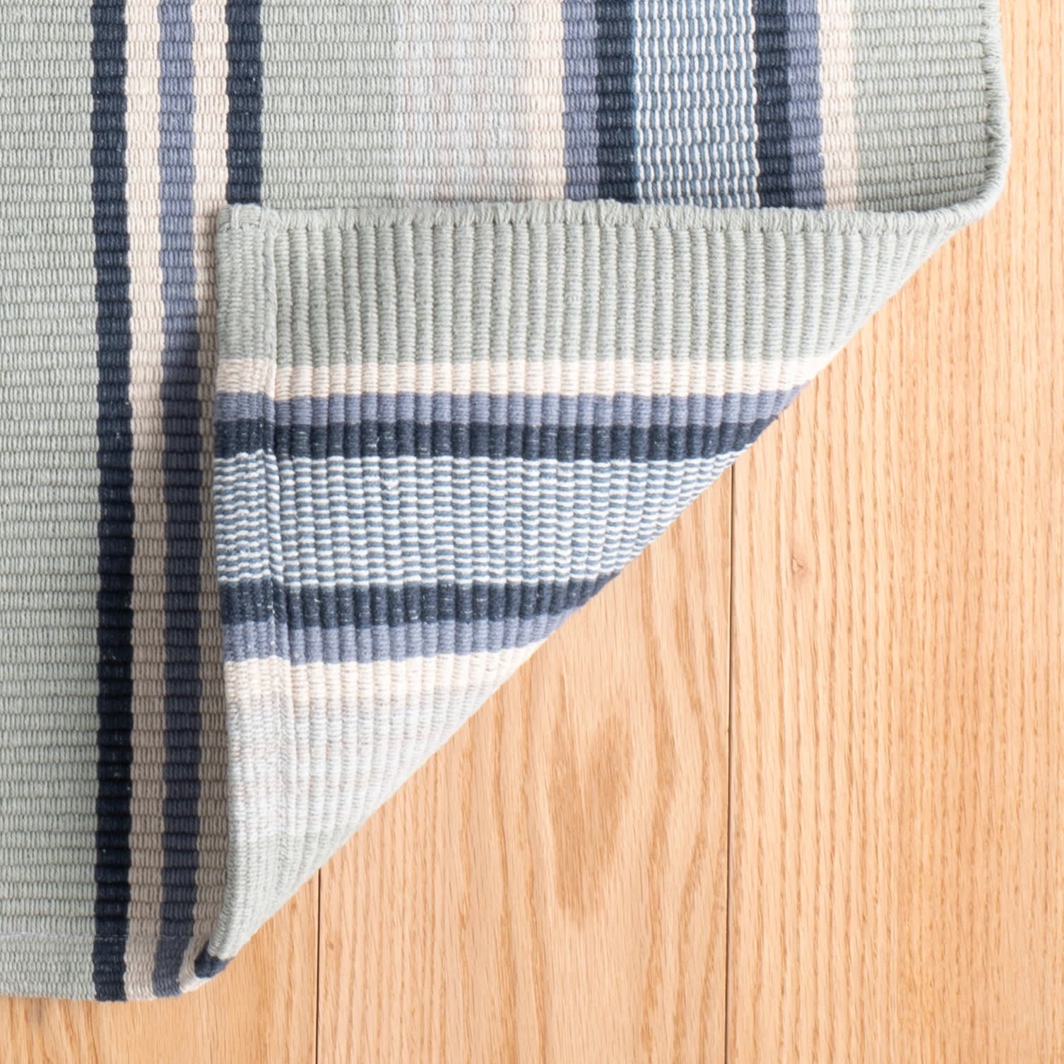 Barbados Stripe Handwoven Cotton Rug